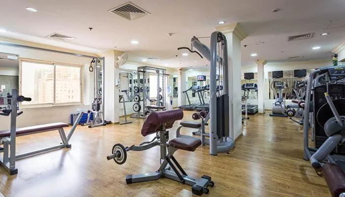 Fitness centre/facilities in Al Safir Hotel
