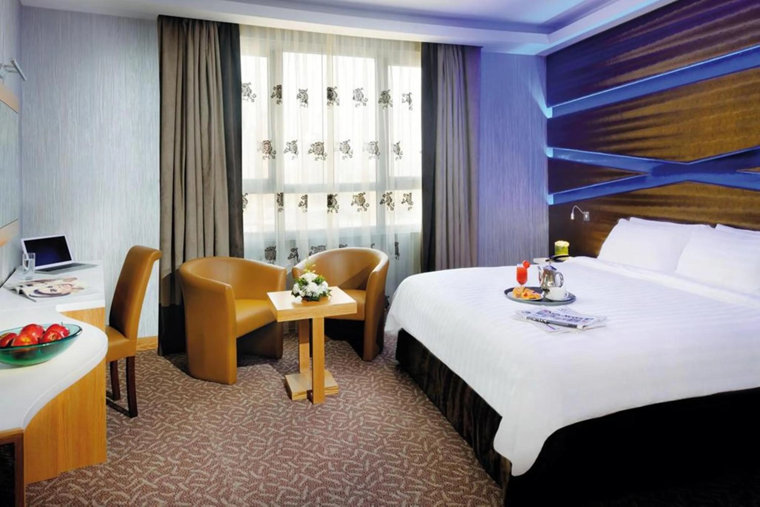 View (from property/room), Bed in Al Safir Hotel