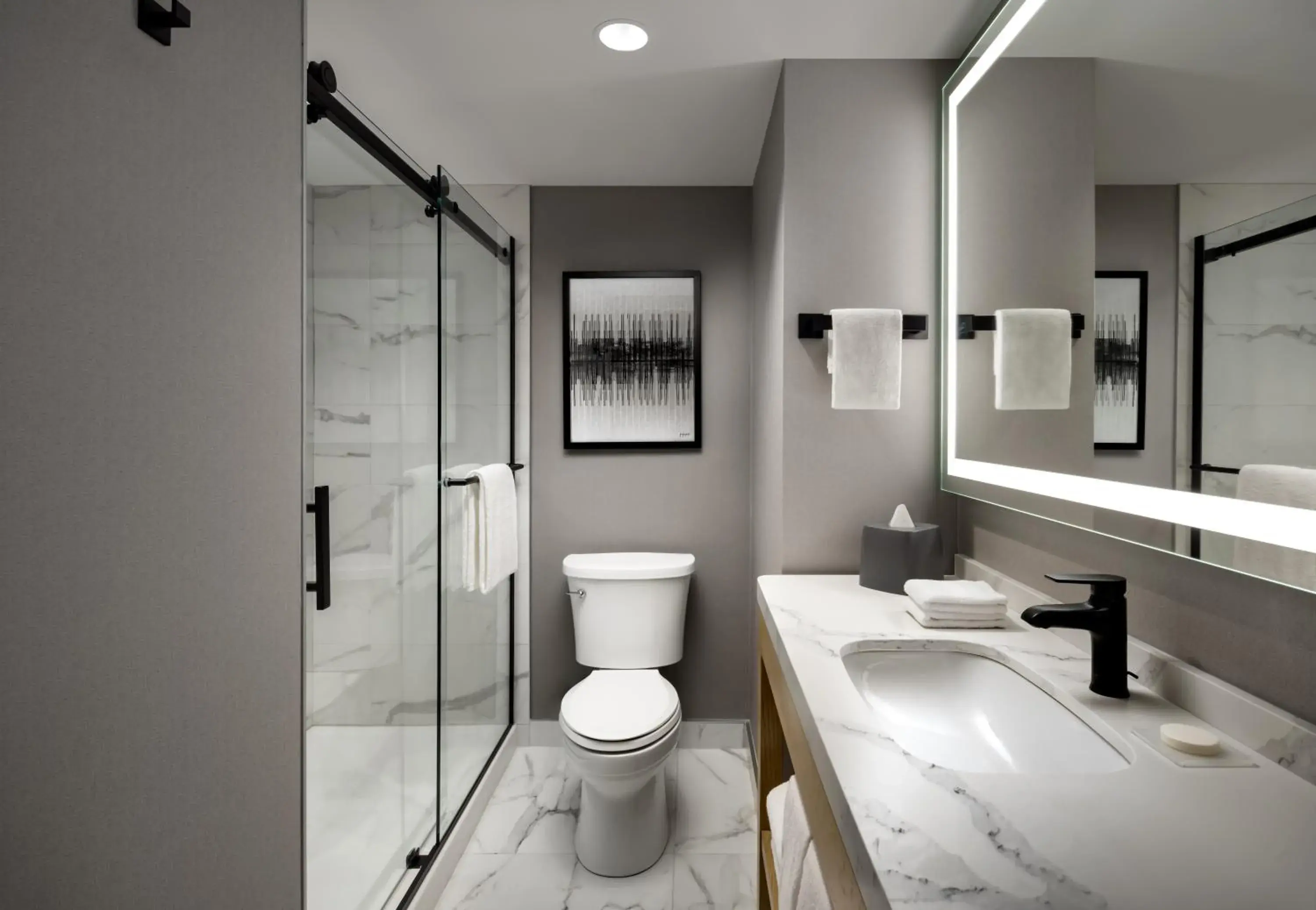 Bathroom in Hyatt Place Montreal - Downtown Bathroom in Hyatt Place Montreal - Downtown