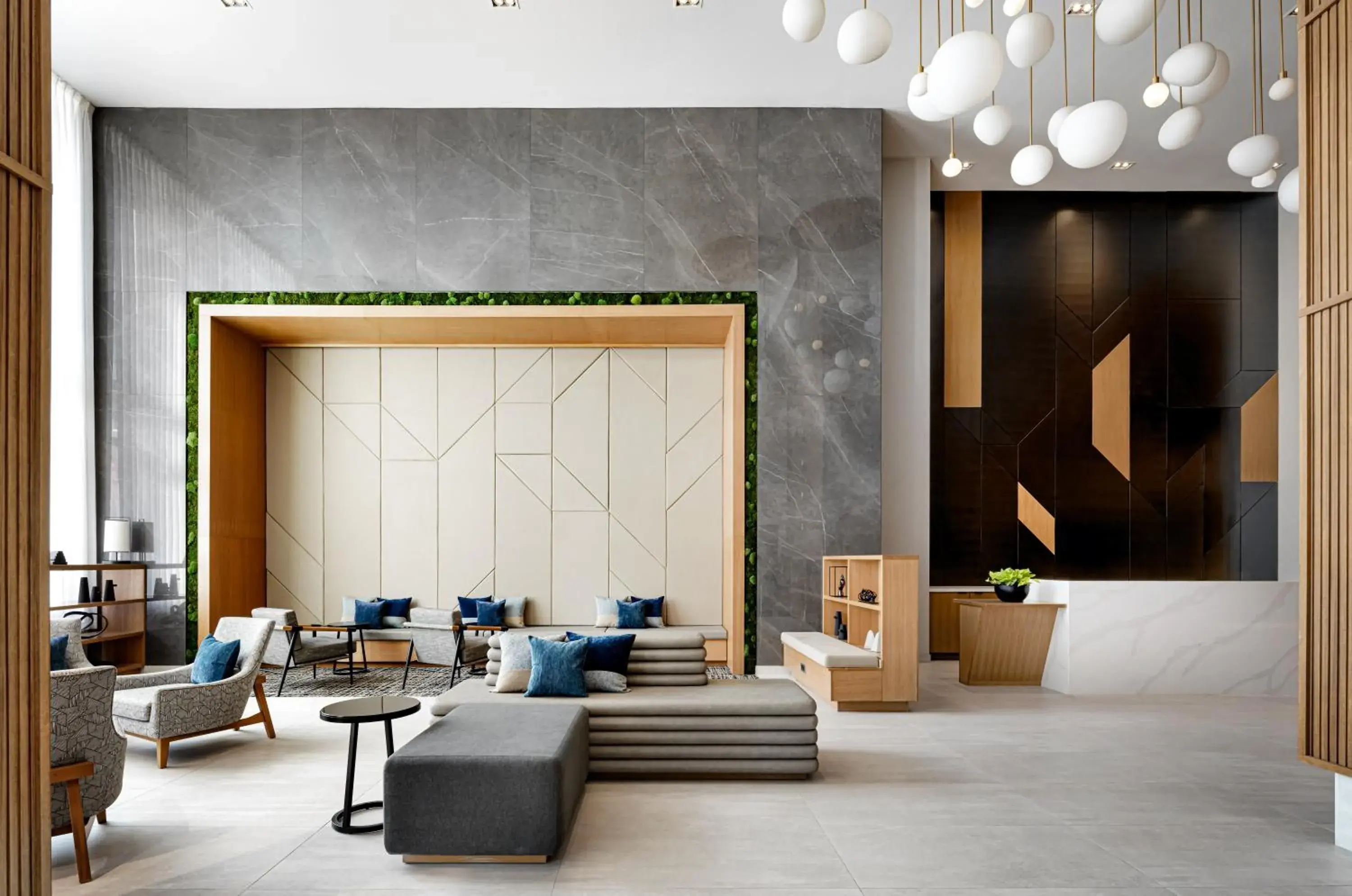 Lobby or reception in Hyatt Place Montreal - Downtown Lobby or reception in Hyatt Place Montreal - Downtown