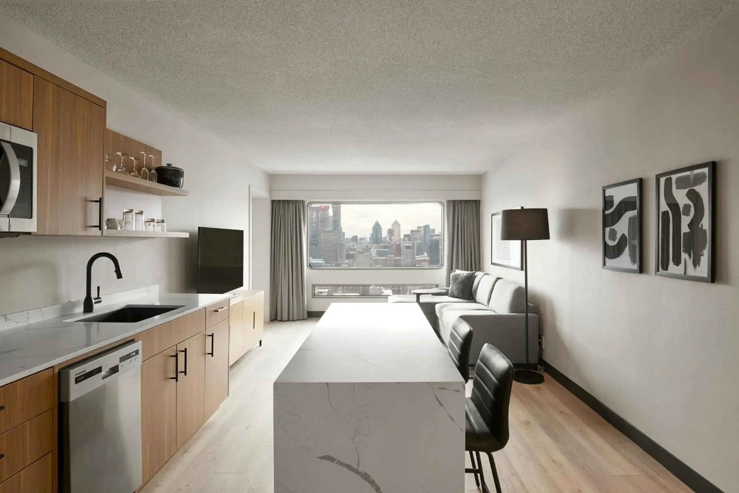 One-Bedroom King Suite with Sofa Bed in Hyatt Place Montreal - Downtown One-Bedroom King Suite with Sofa Bed in Hyatt Place Montreal - Downtown