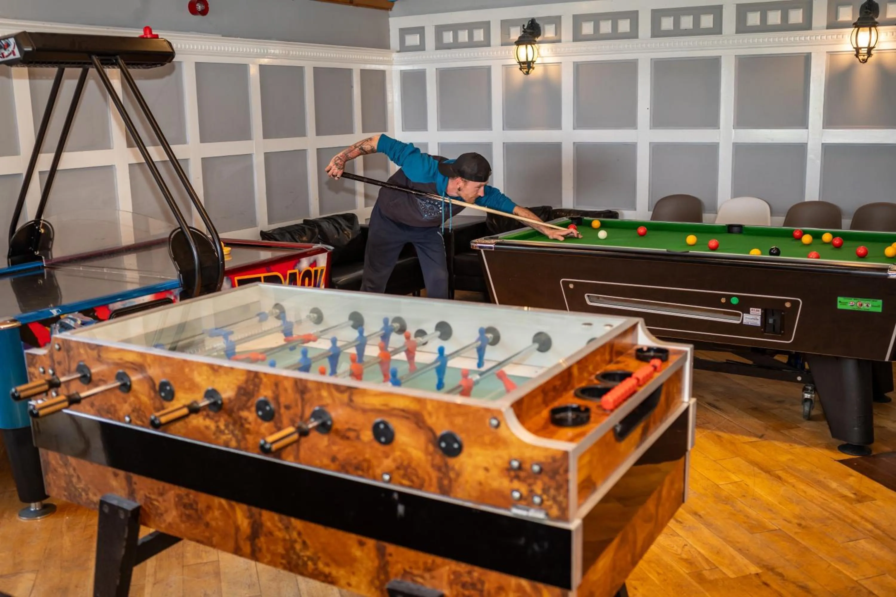 Game Room in Watermouth Lodges
