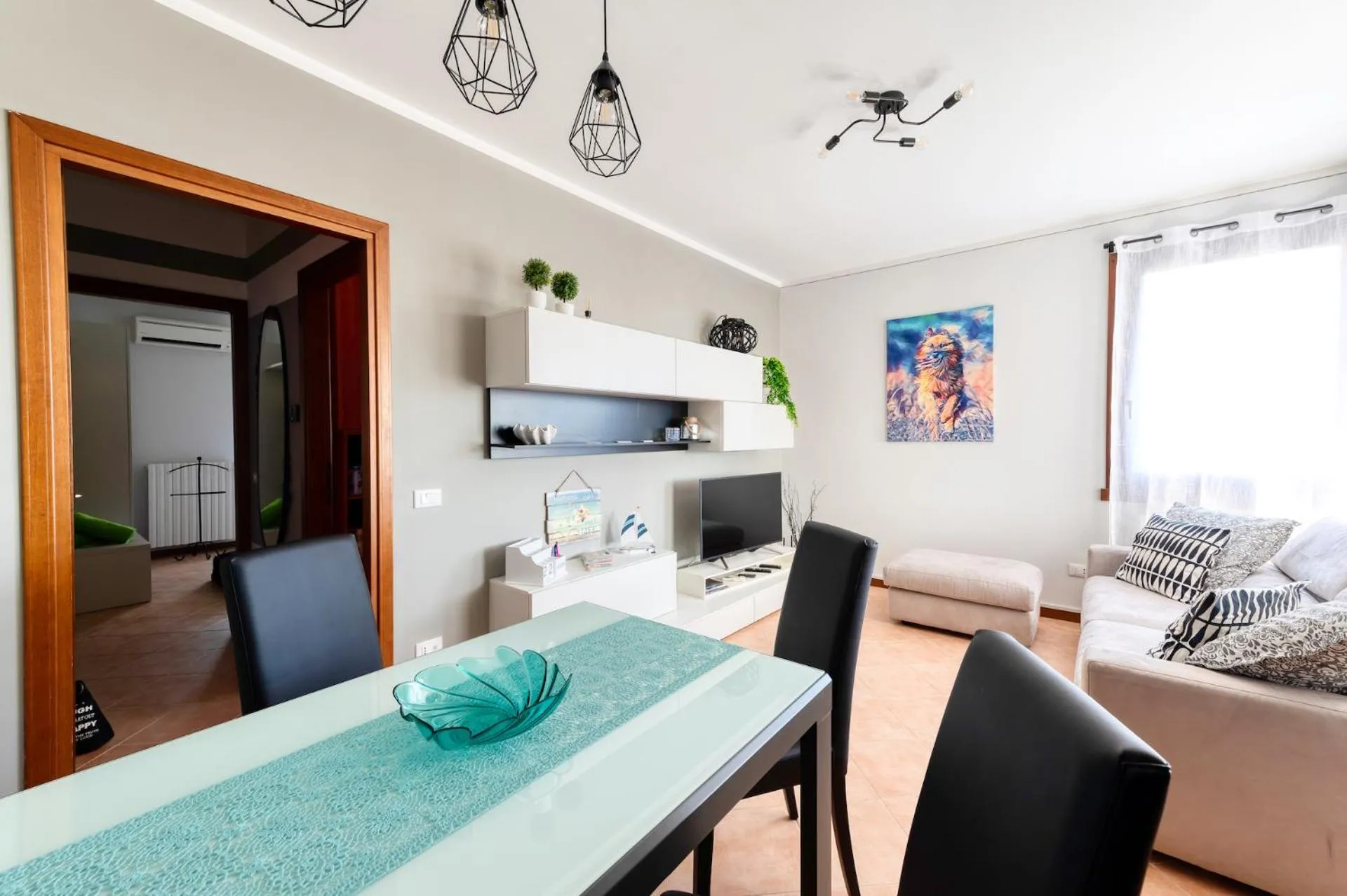 Living room in Wolf House - Sirmione Holiday