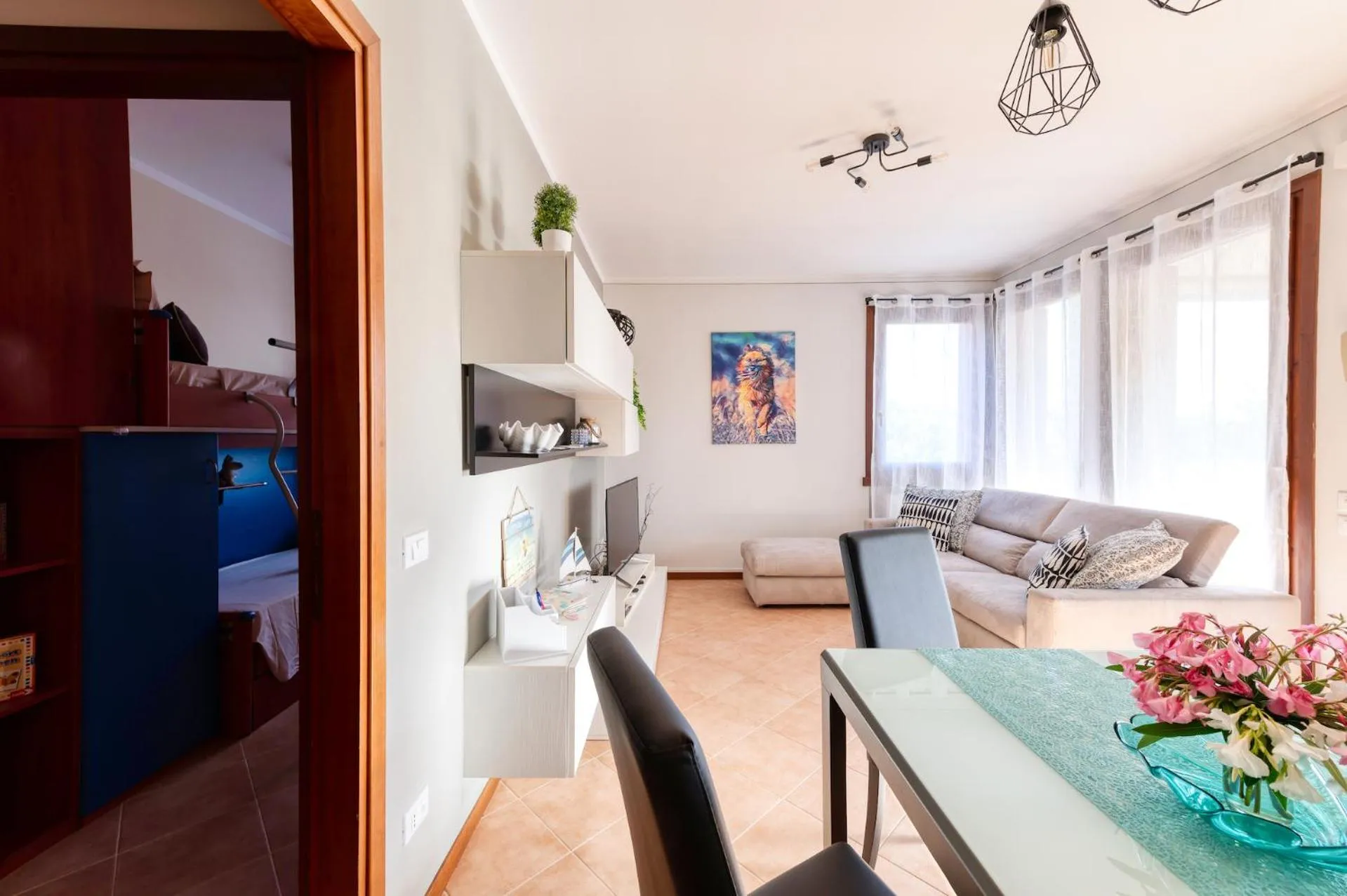 Living room in Wolf House - Sirmione Holiday