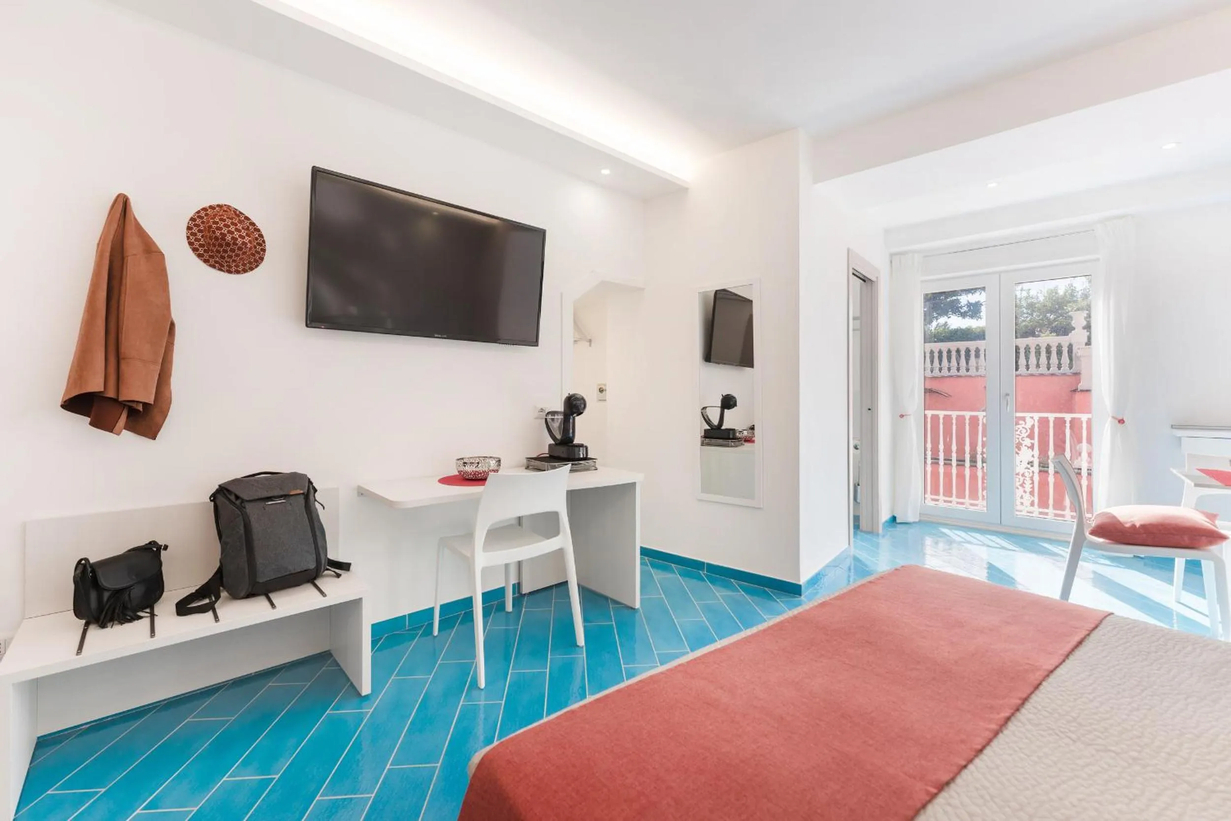 Bed in Il Corallo Residence