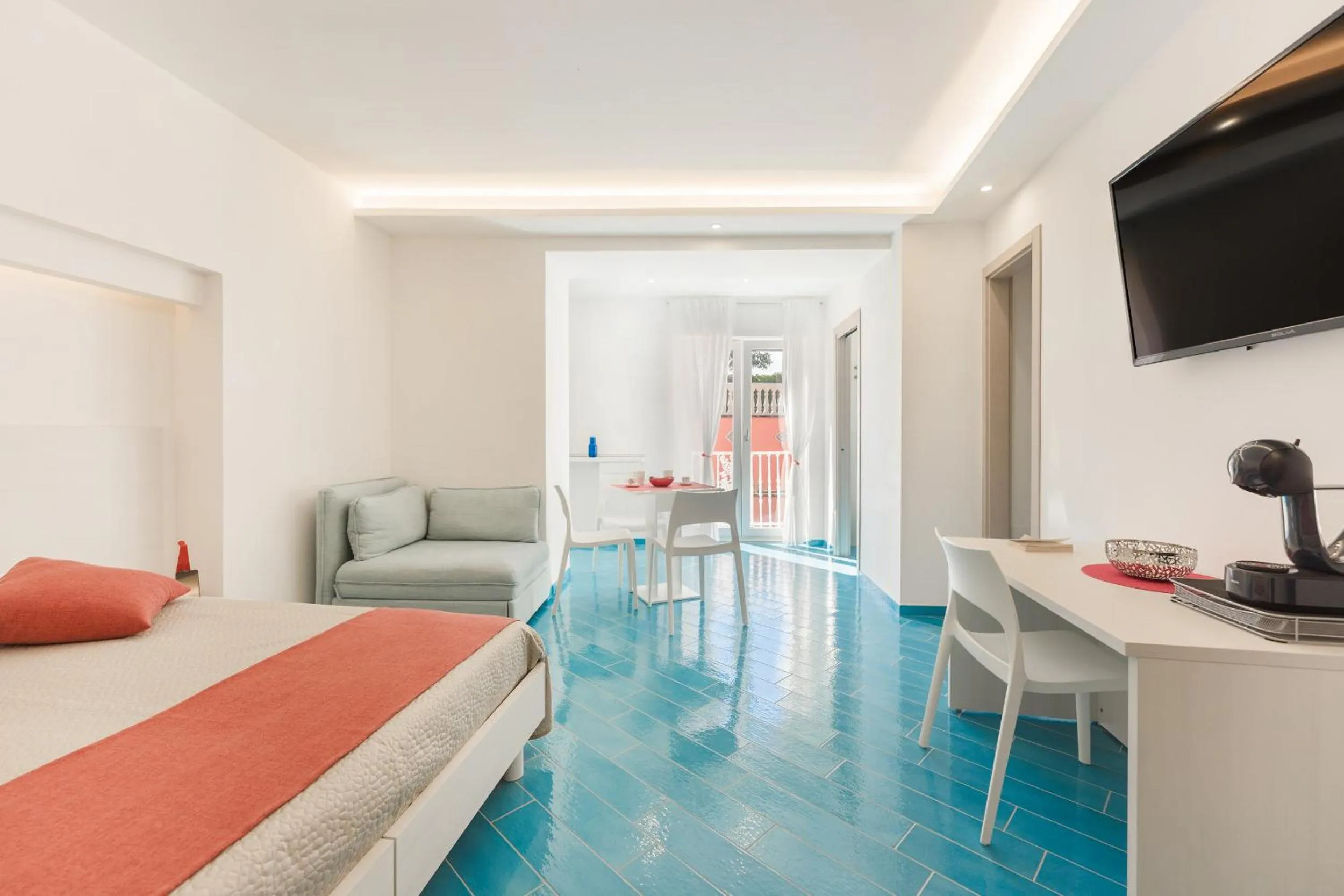 Bed in Il Corallo Residence