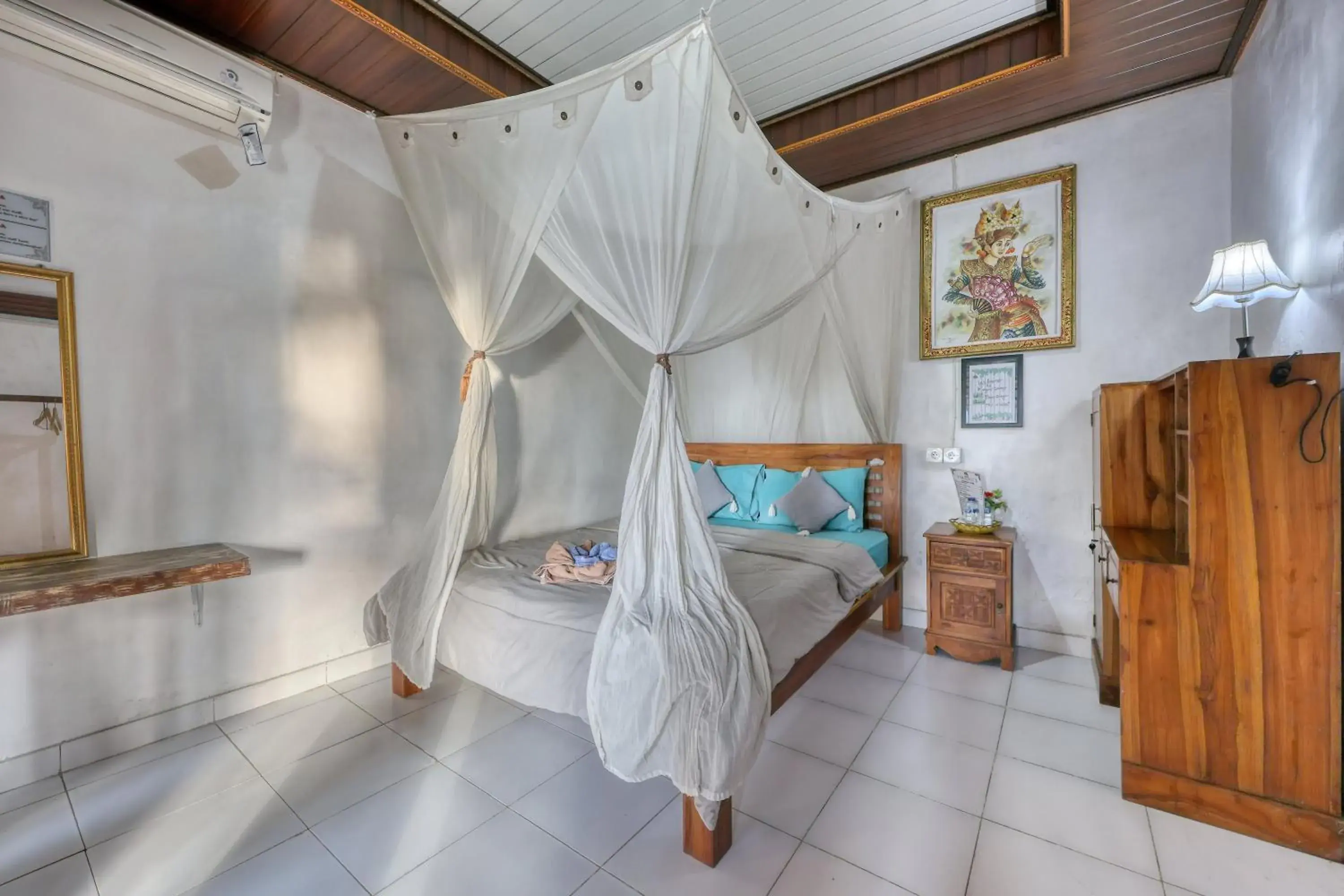 Bed in Bagus Cottage Bed in Bagus Cottage