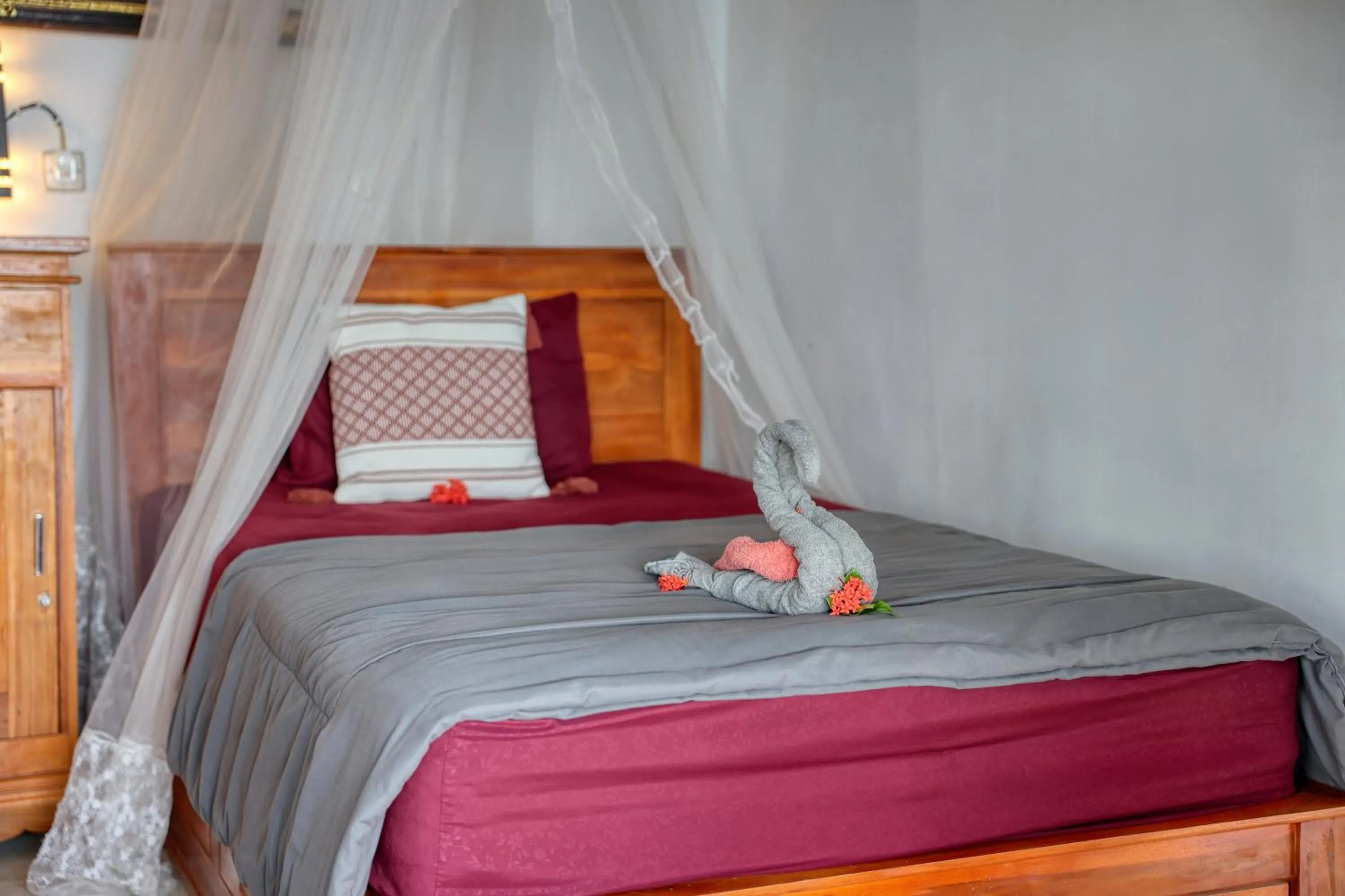 Bed in Bagus Cottage