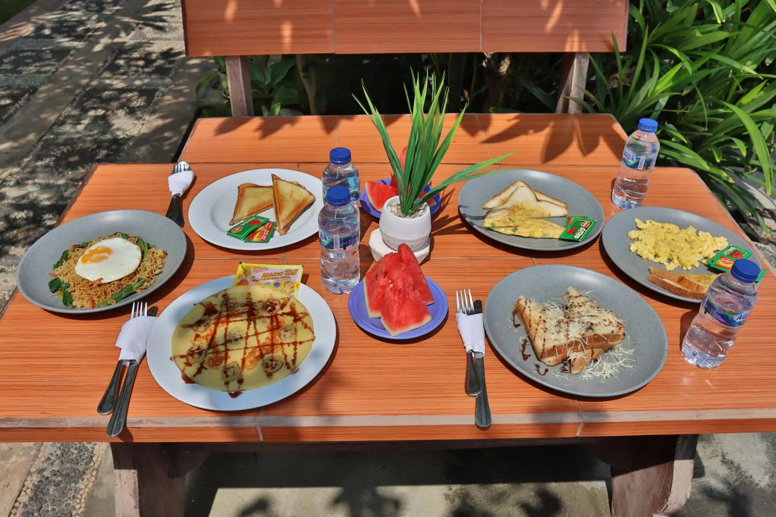 Breakfast in Bagus Cottage Breakfast in Bagus Cottage