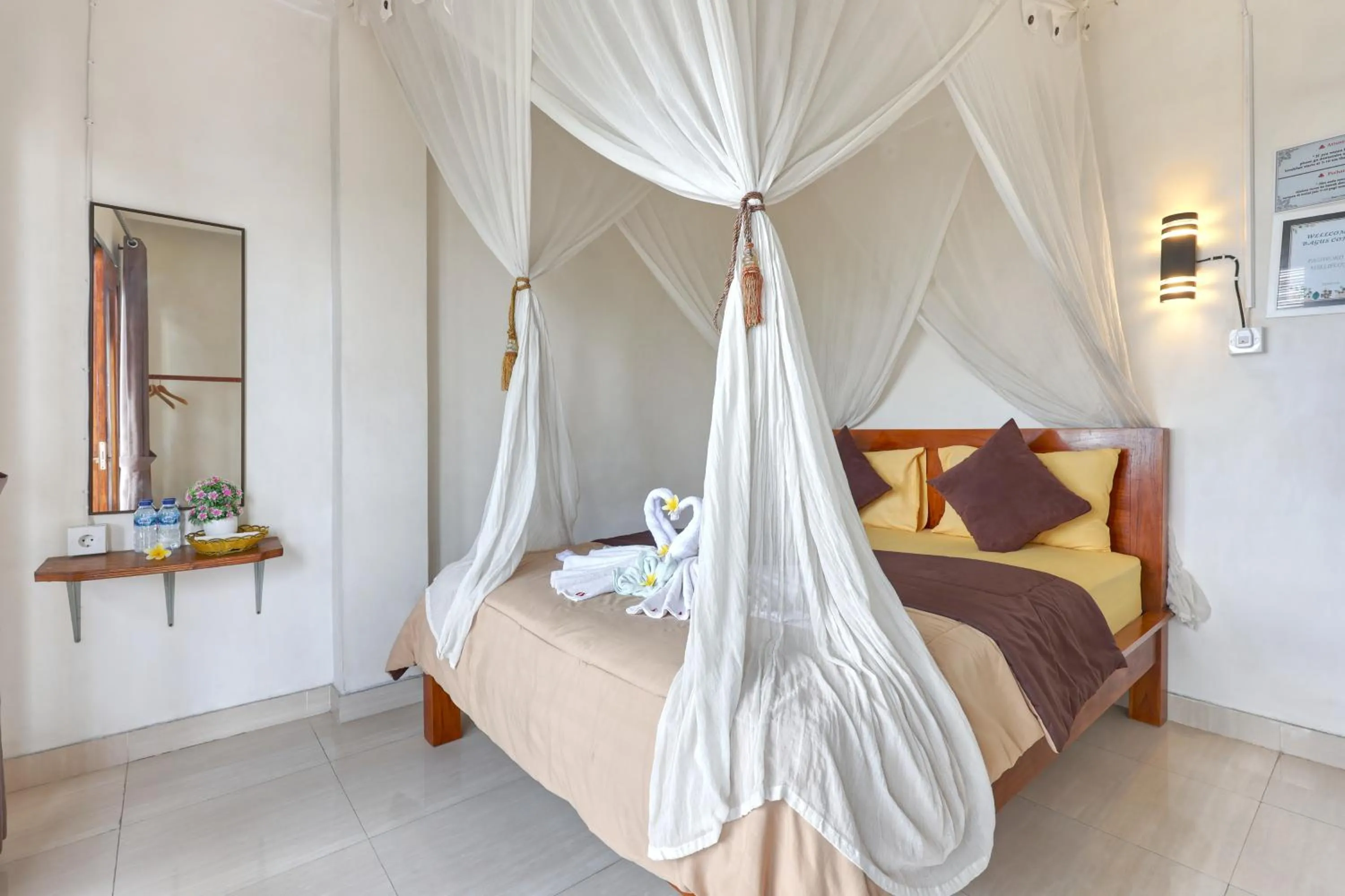 Bed in Bagus Cottage