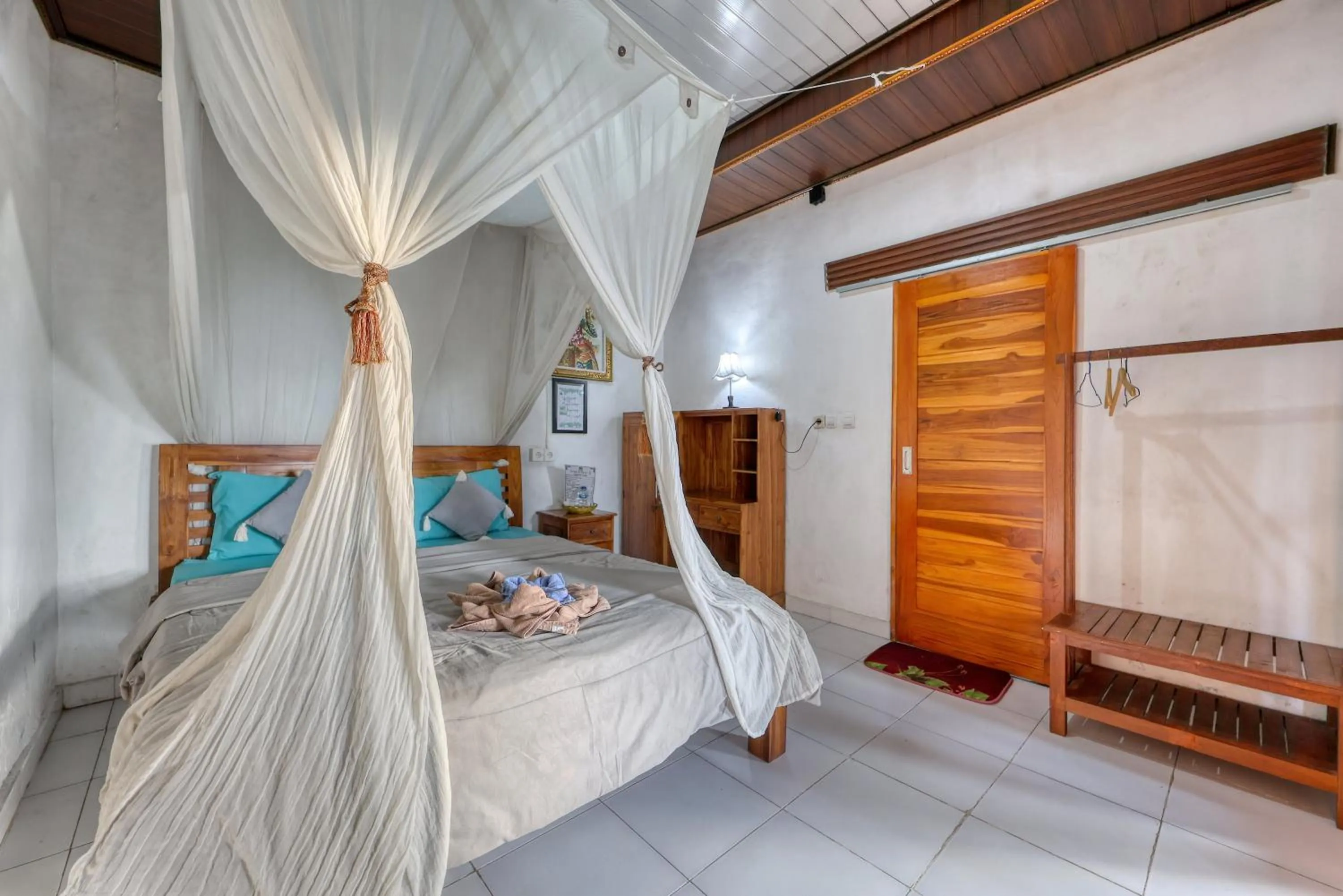 Bed in Bagus Cottage