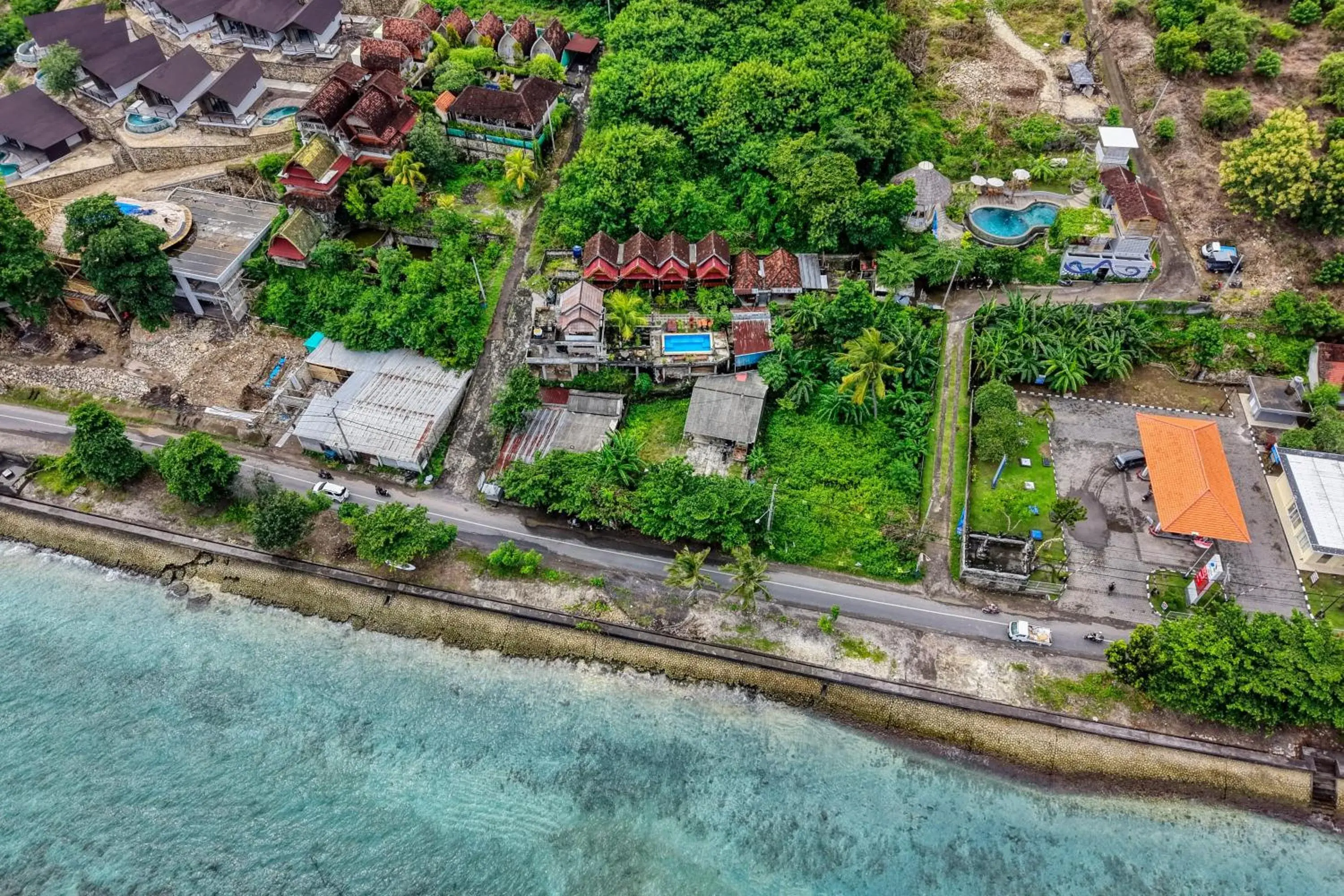 Bird's eye view in Bagus Cottage Bird's eye view in Bagus Cottage