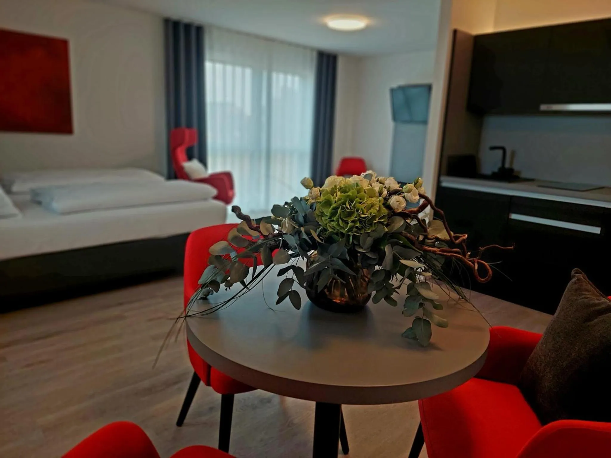 Photo of the whole room, Bed in CAP1 Boardinghouse