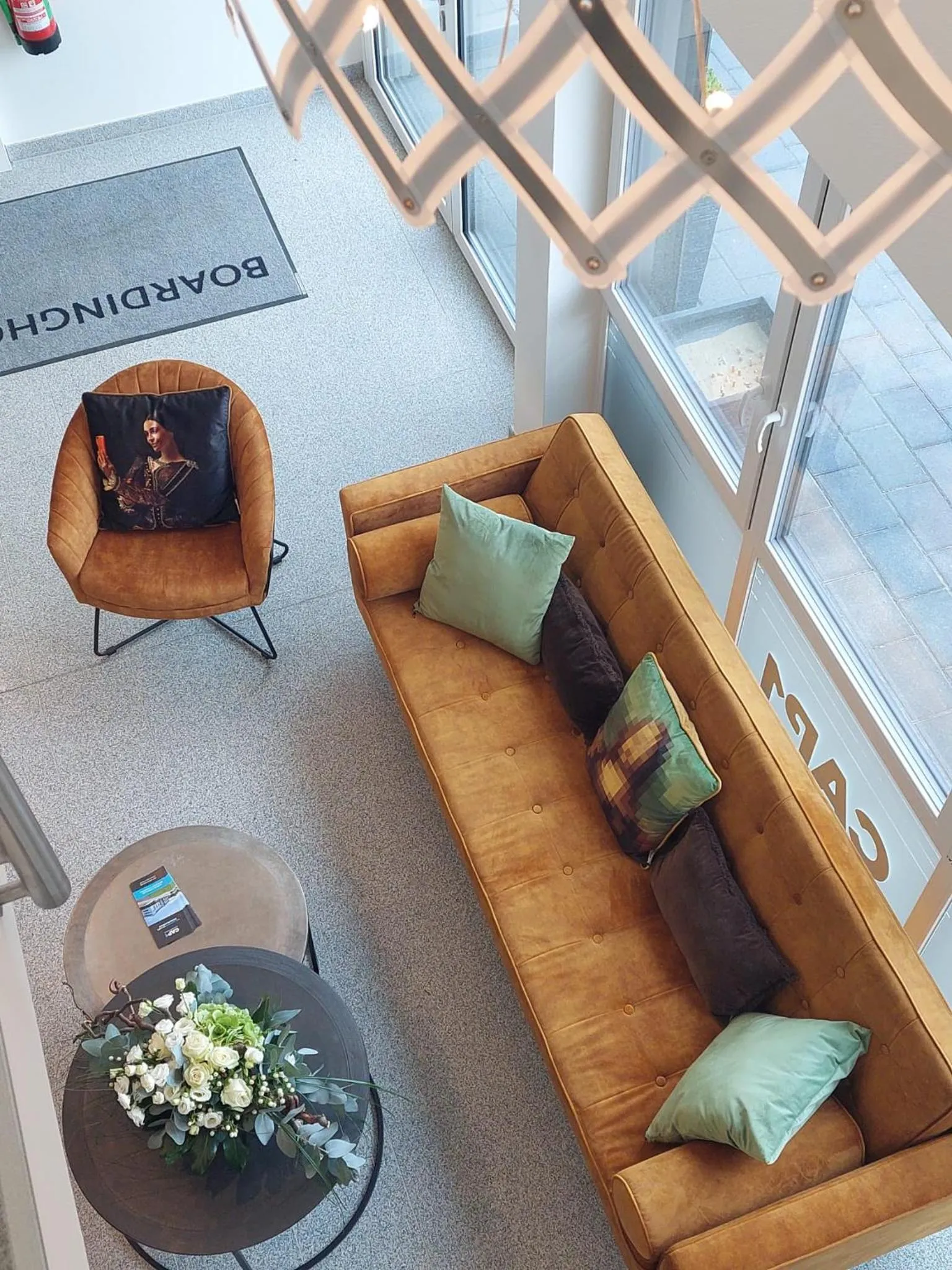 Seating area in CAP1 Boardinghouse