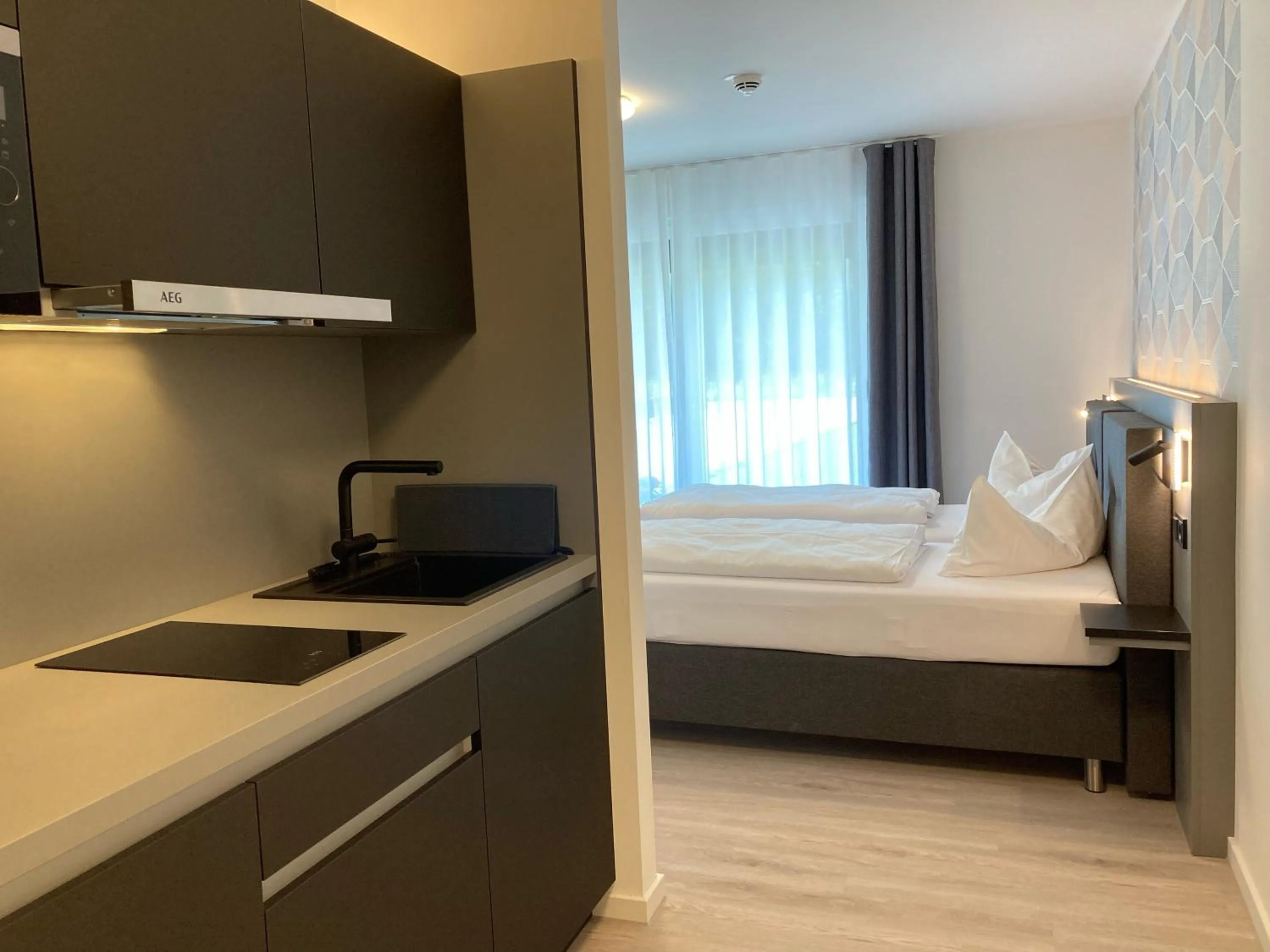 Photo of the whole room, Bed in CAP1 Boardinghouse