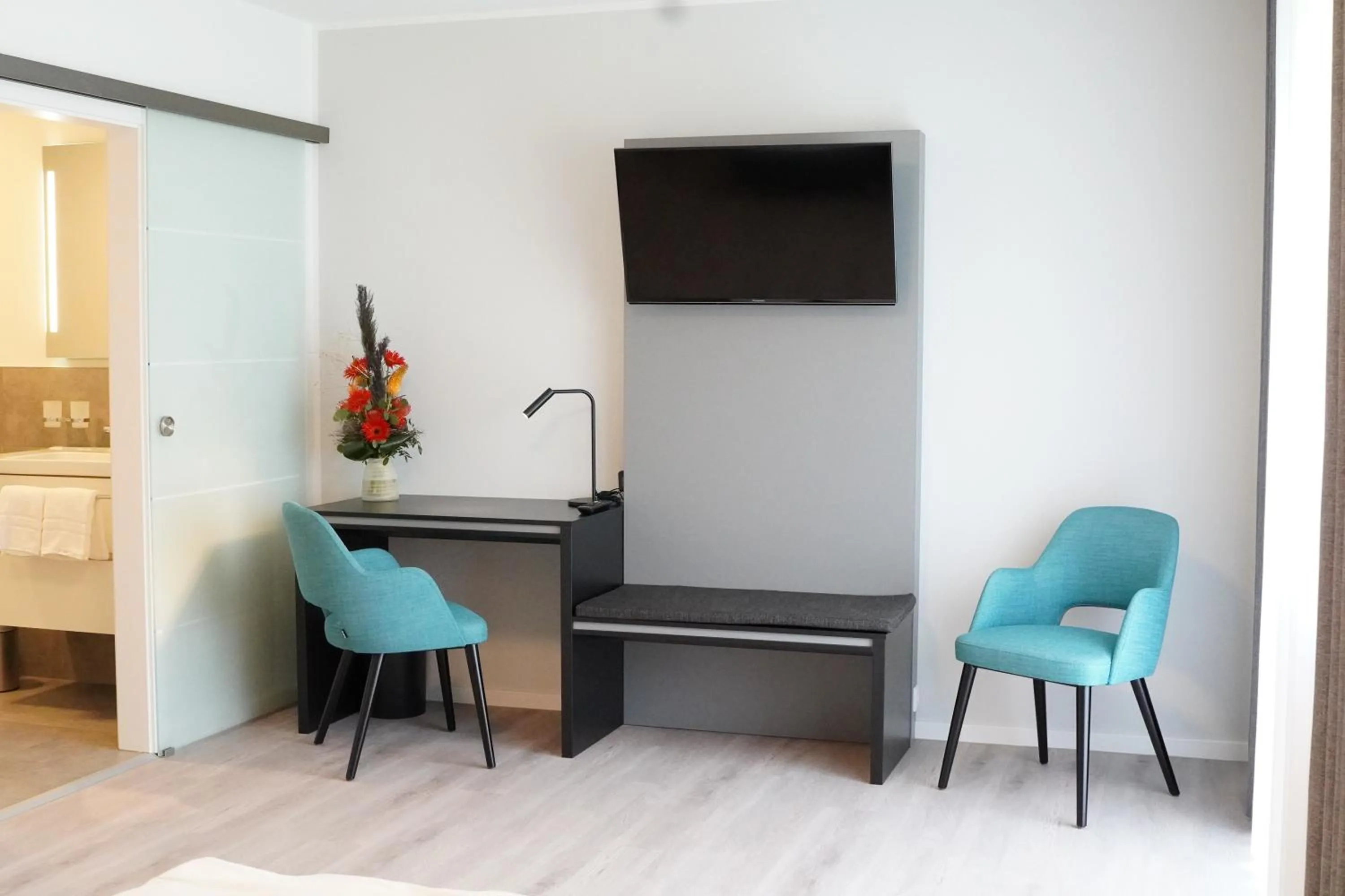 Seating area in CAP1 Boardinghouse