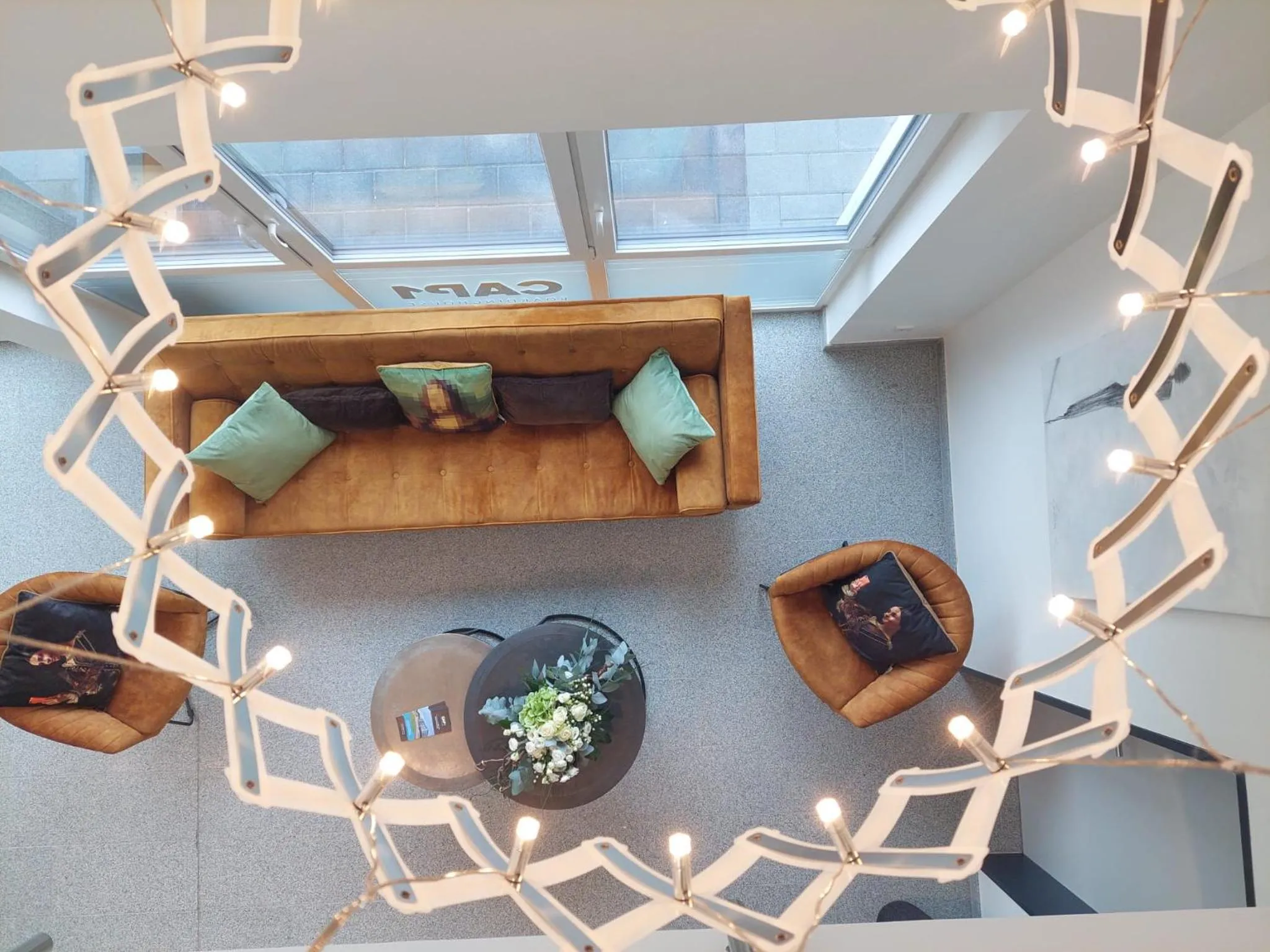 Seating area in CAP1 Boardinghouse