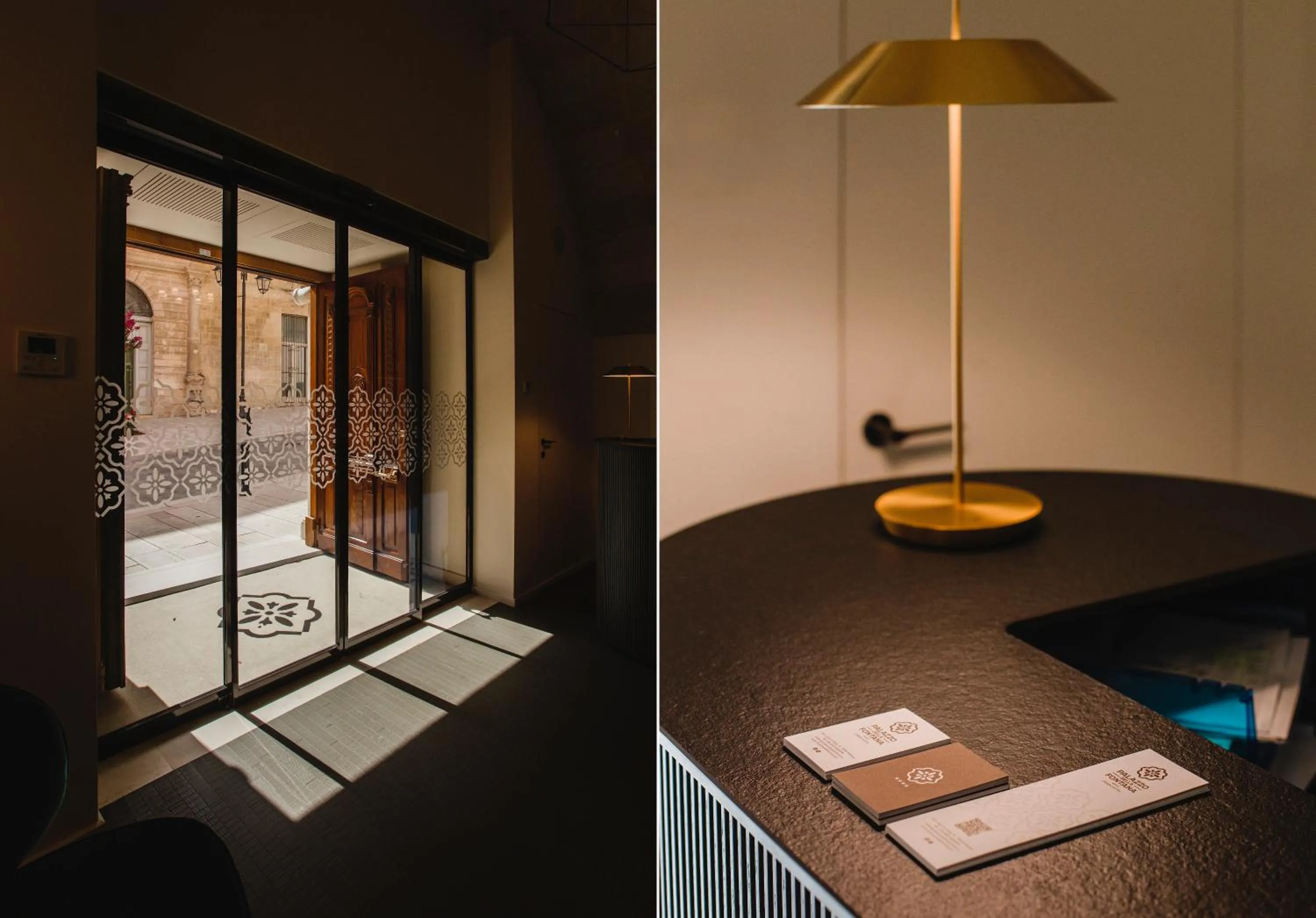 Lobby or reception in Palazzo della Fontana