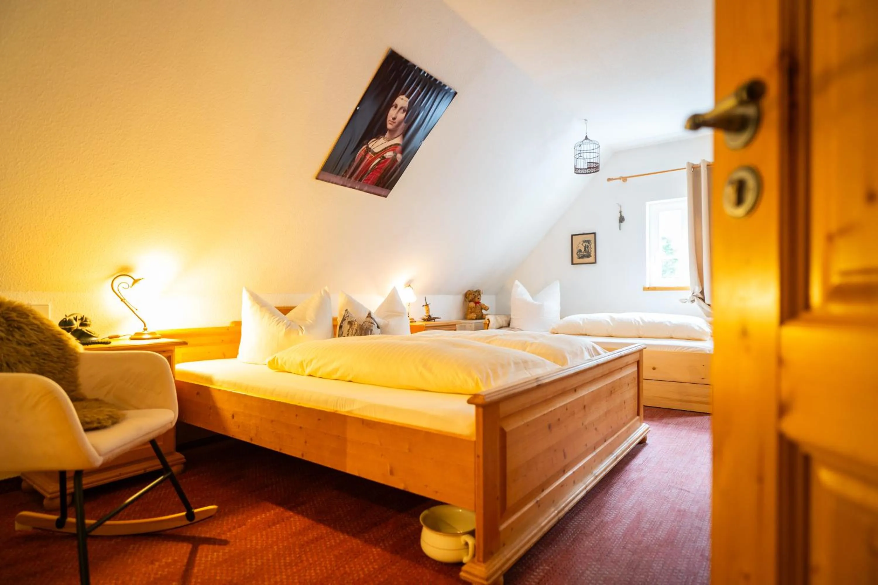 Bed in Gasthof Alte Schmiede G*** Lückendorf