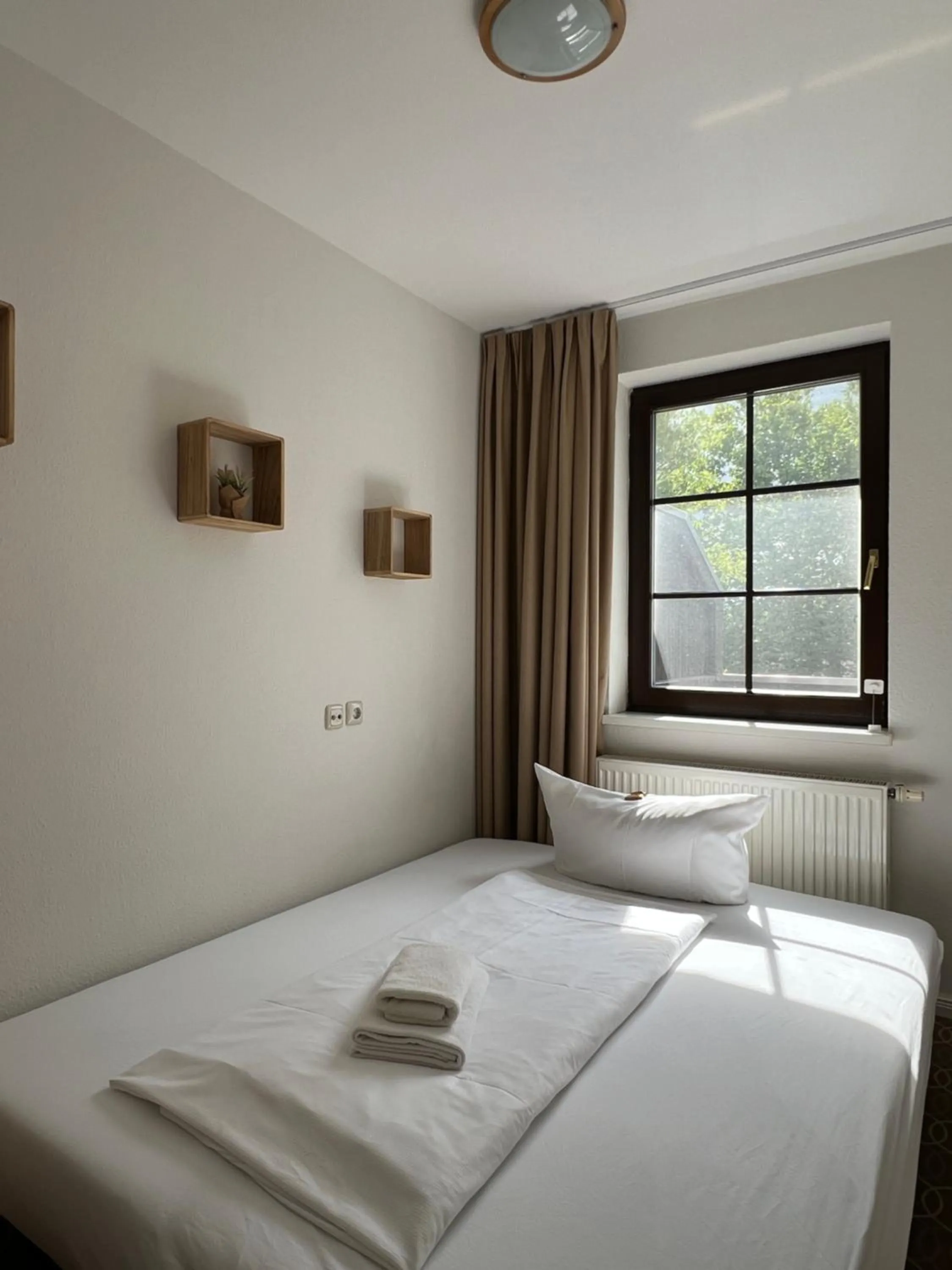 Bed in Hotel Ostseeland