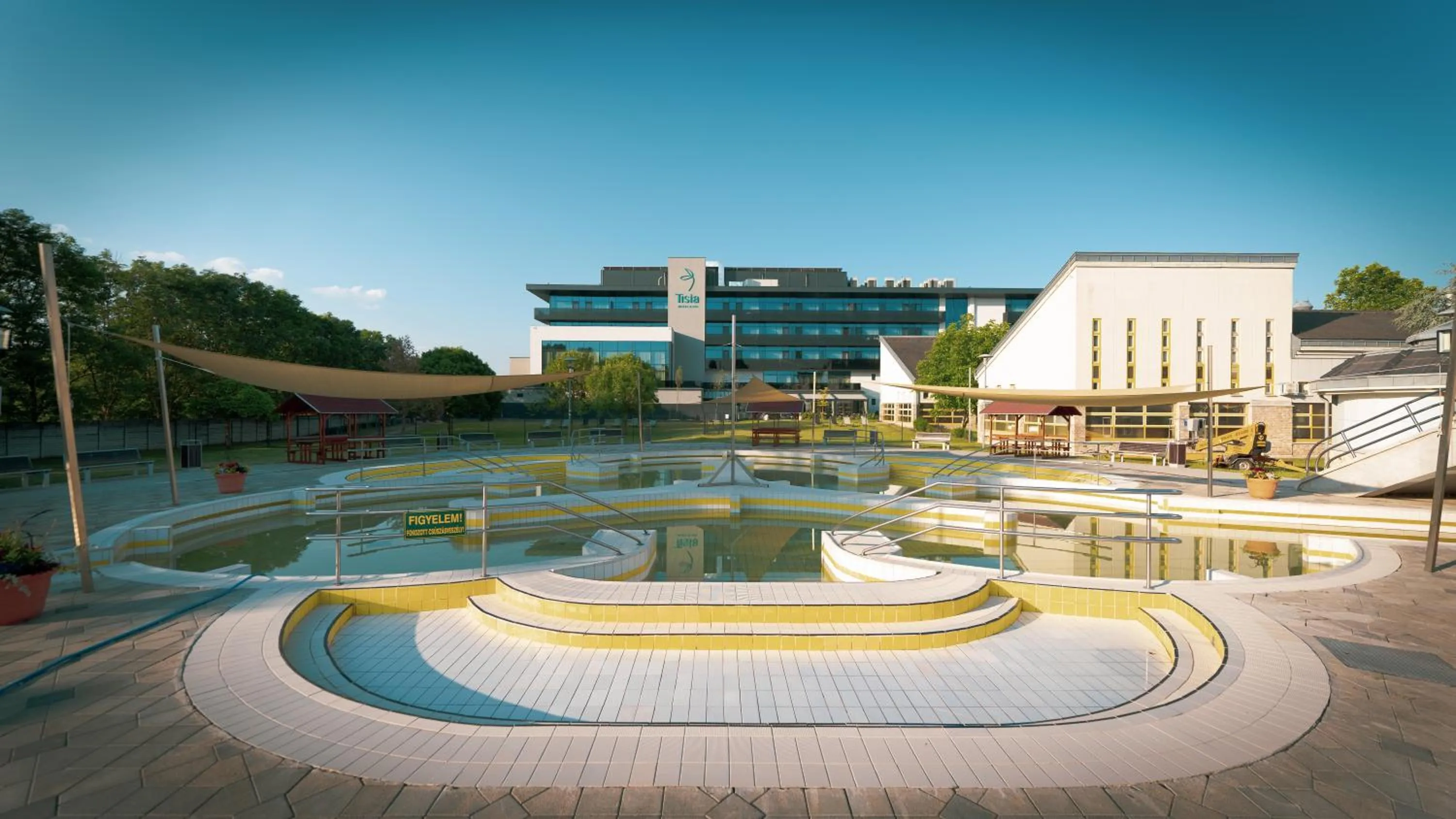 Swimming pool in Tisia Hotel & Spa