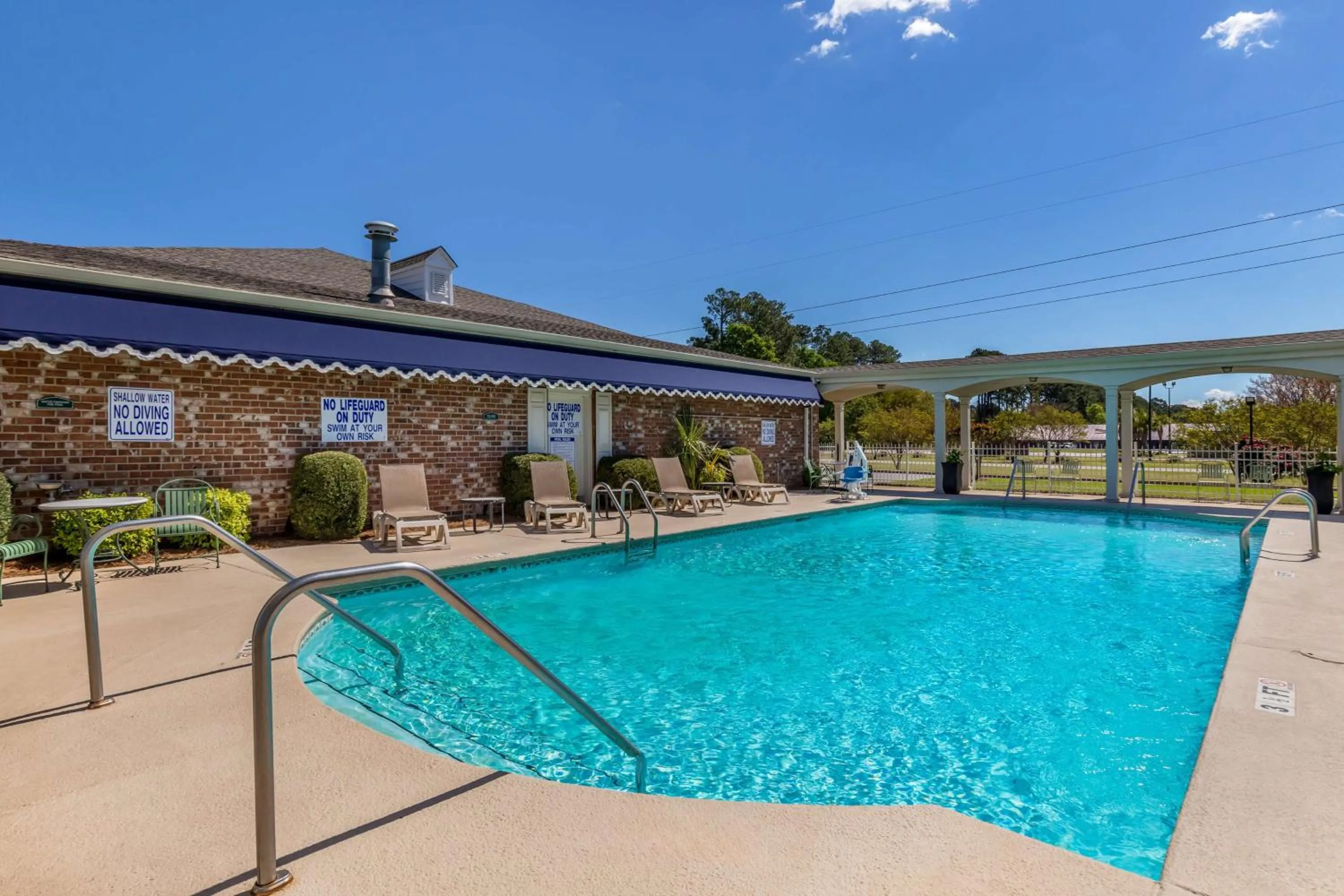 Pool view in Best Western PLUS Santee Inn