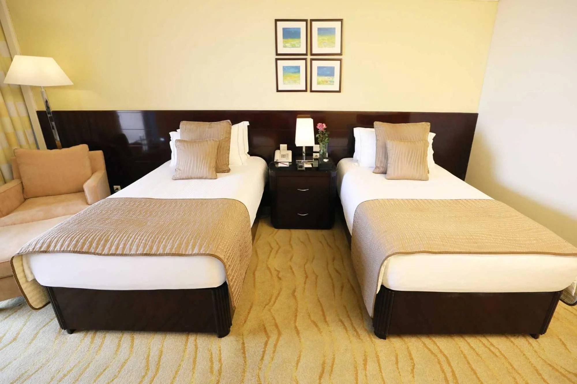 Bed in Le Royal Hotel - Beirut