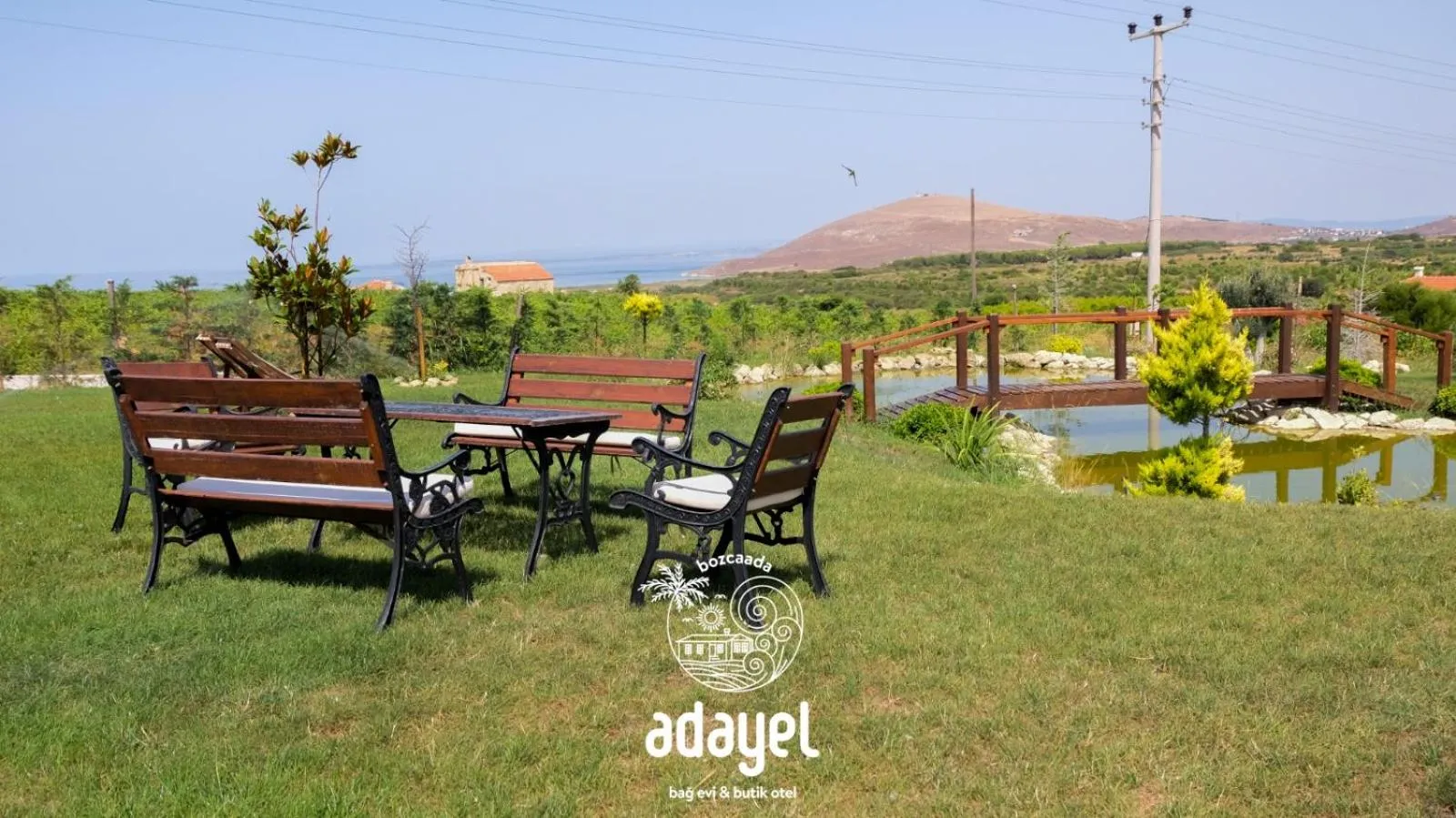 Garden view in Adayel Bagevi & Butik Otel
