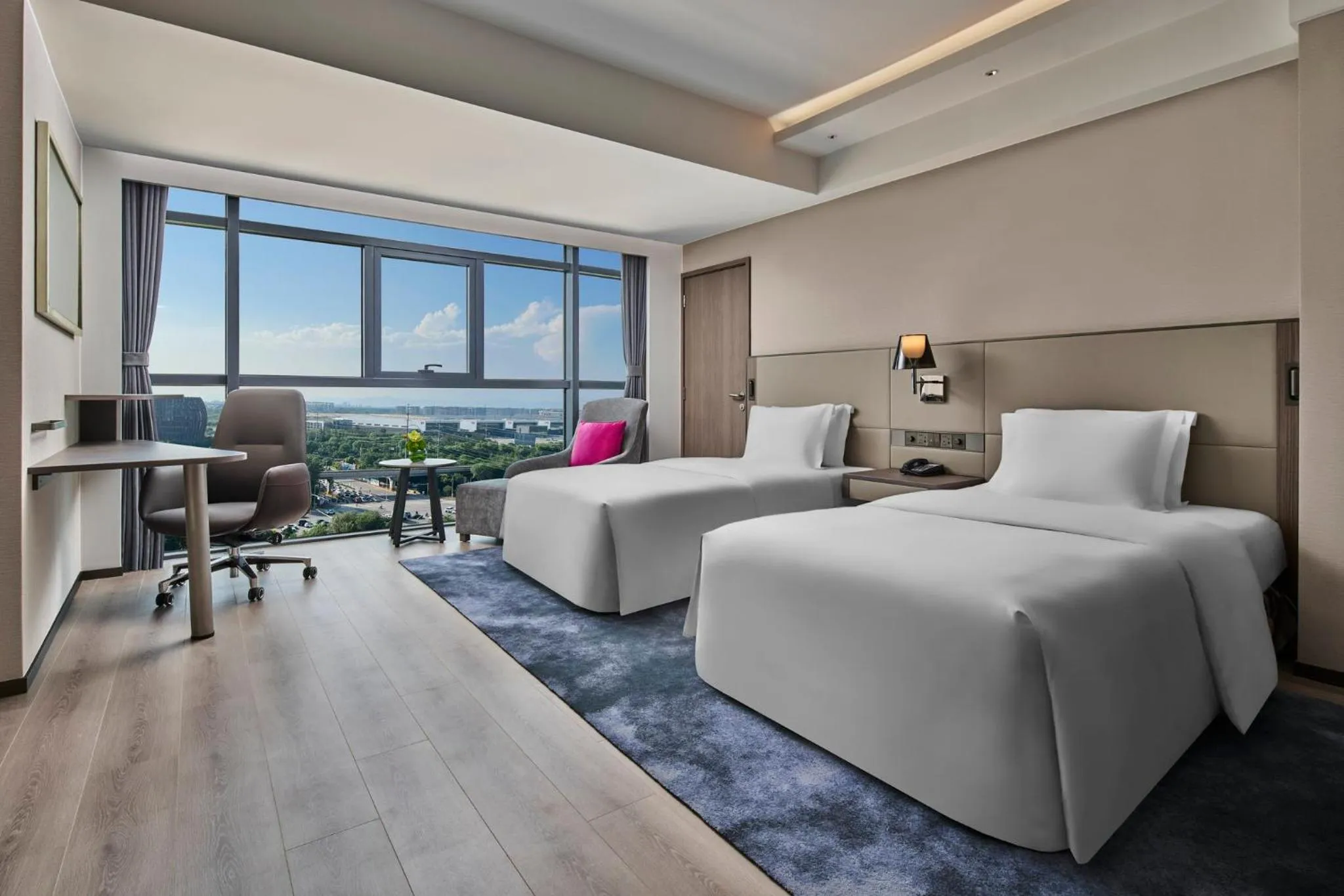 Photo of the whole room, Bed in Crowne Plaza Beijing International Airport by IHG