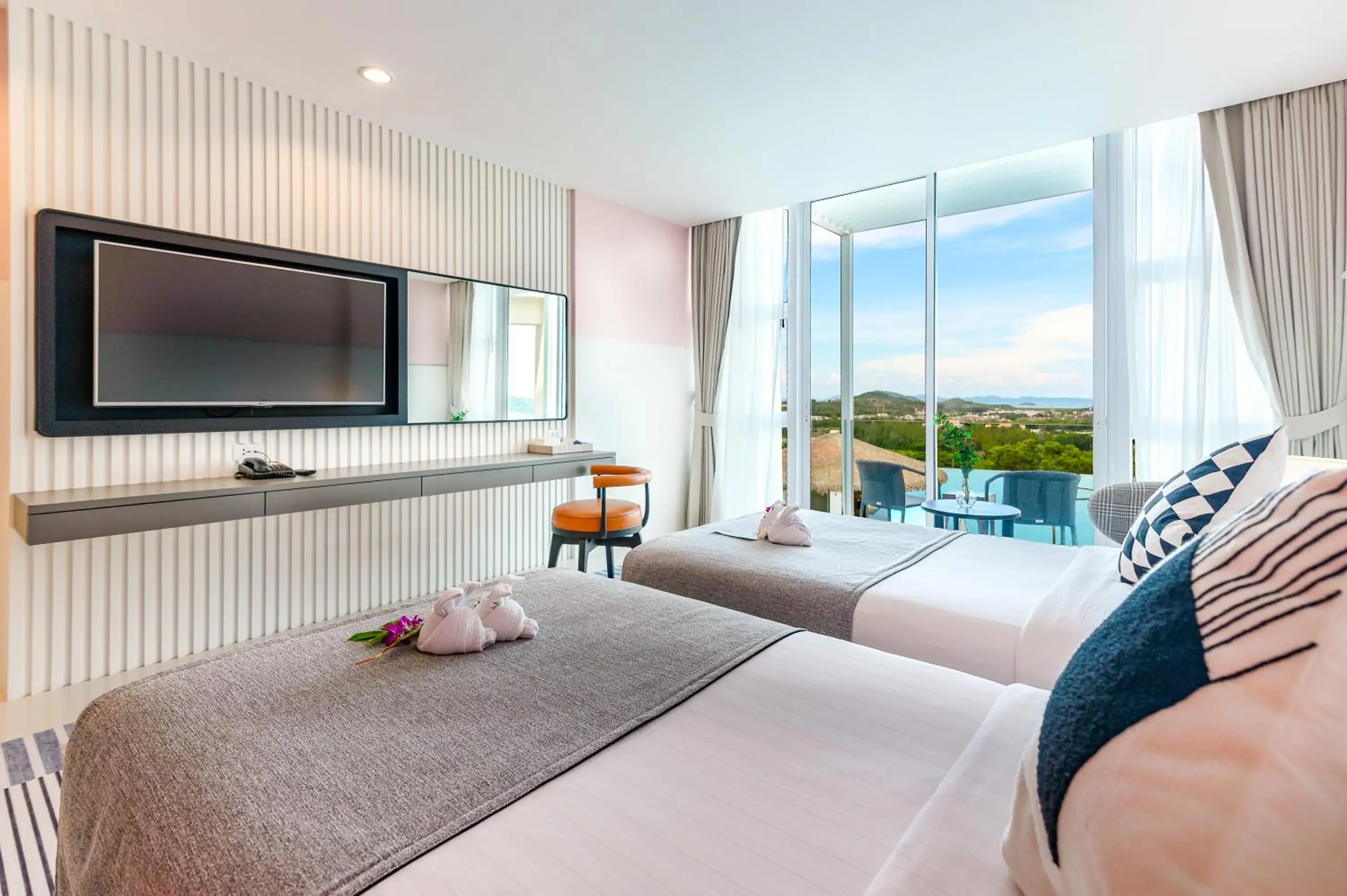 Bed in Hilltop Wellness Resort Bed in Hilltop Wellness Resort