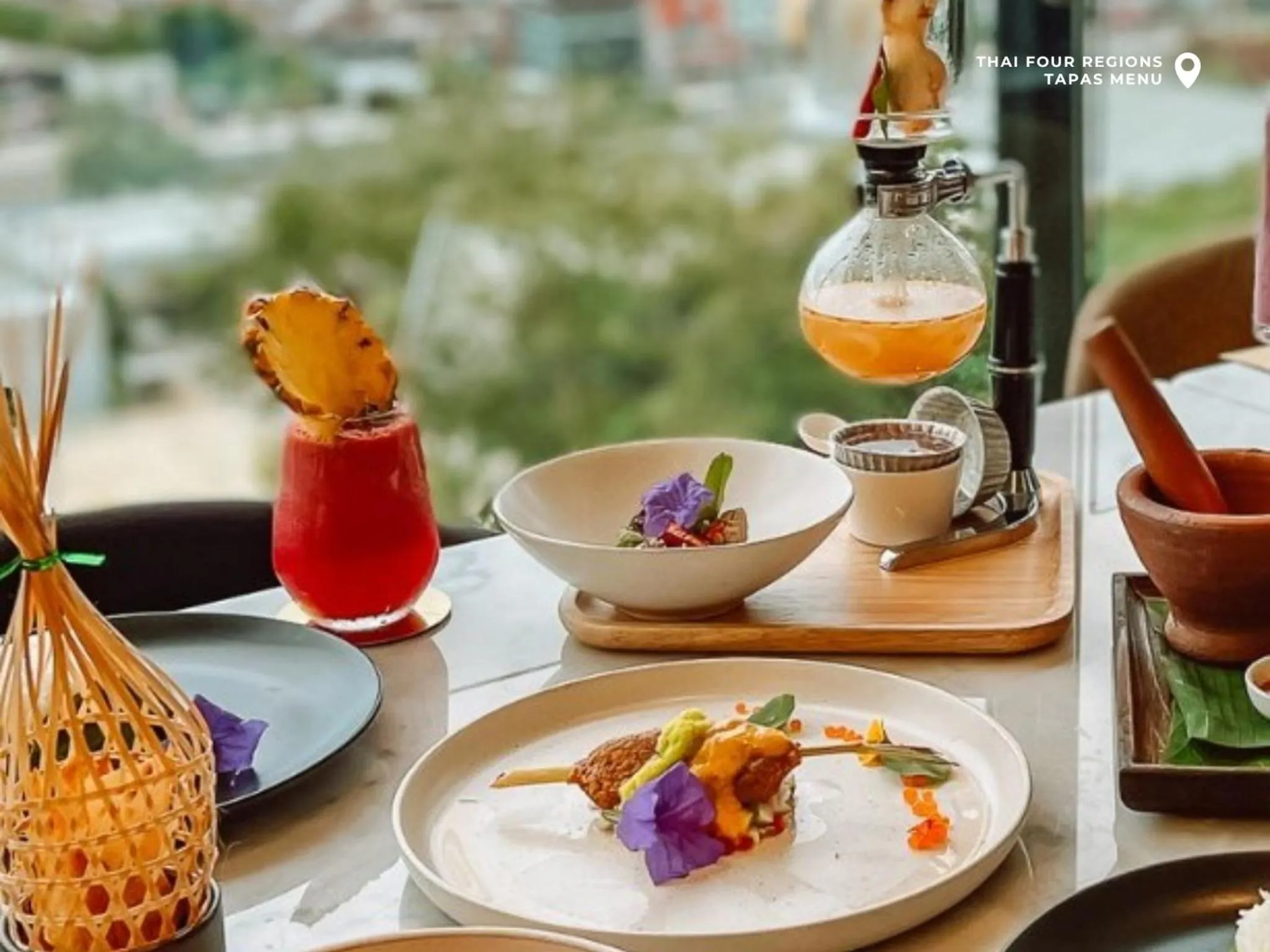 Restaurant/places to eat in Hilltop Wellness Resort