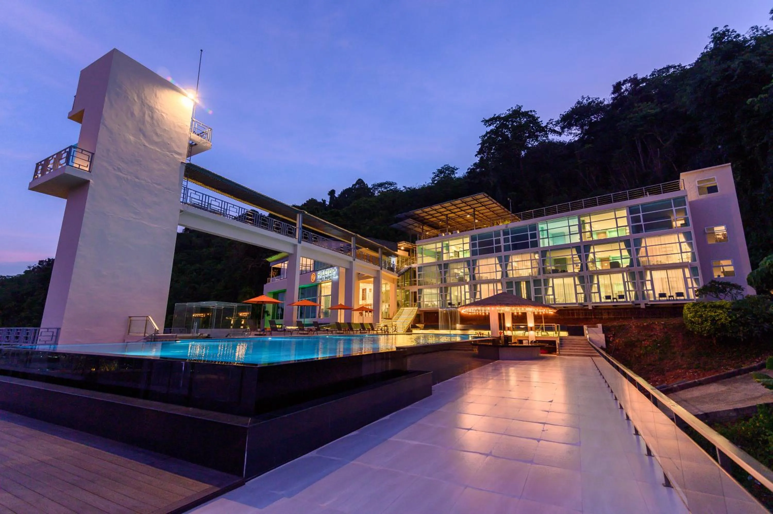 Property building in Hilltop Wellness Resort