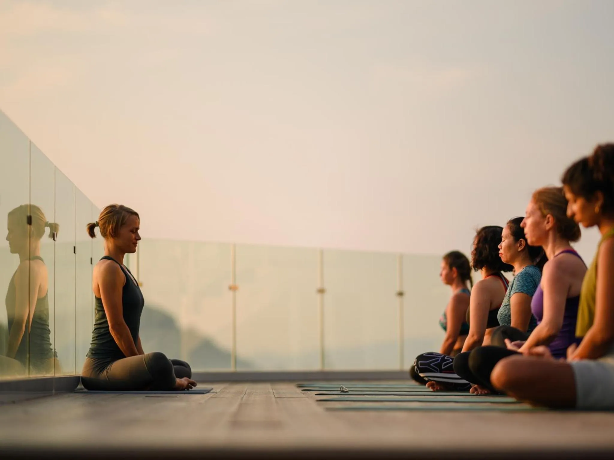 People in Hilltop Wellness Resort