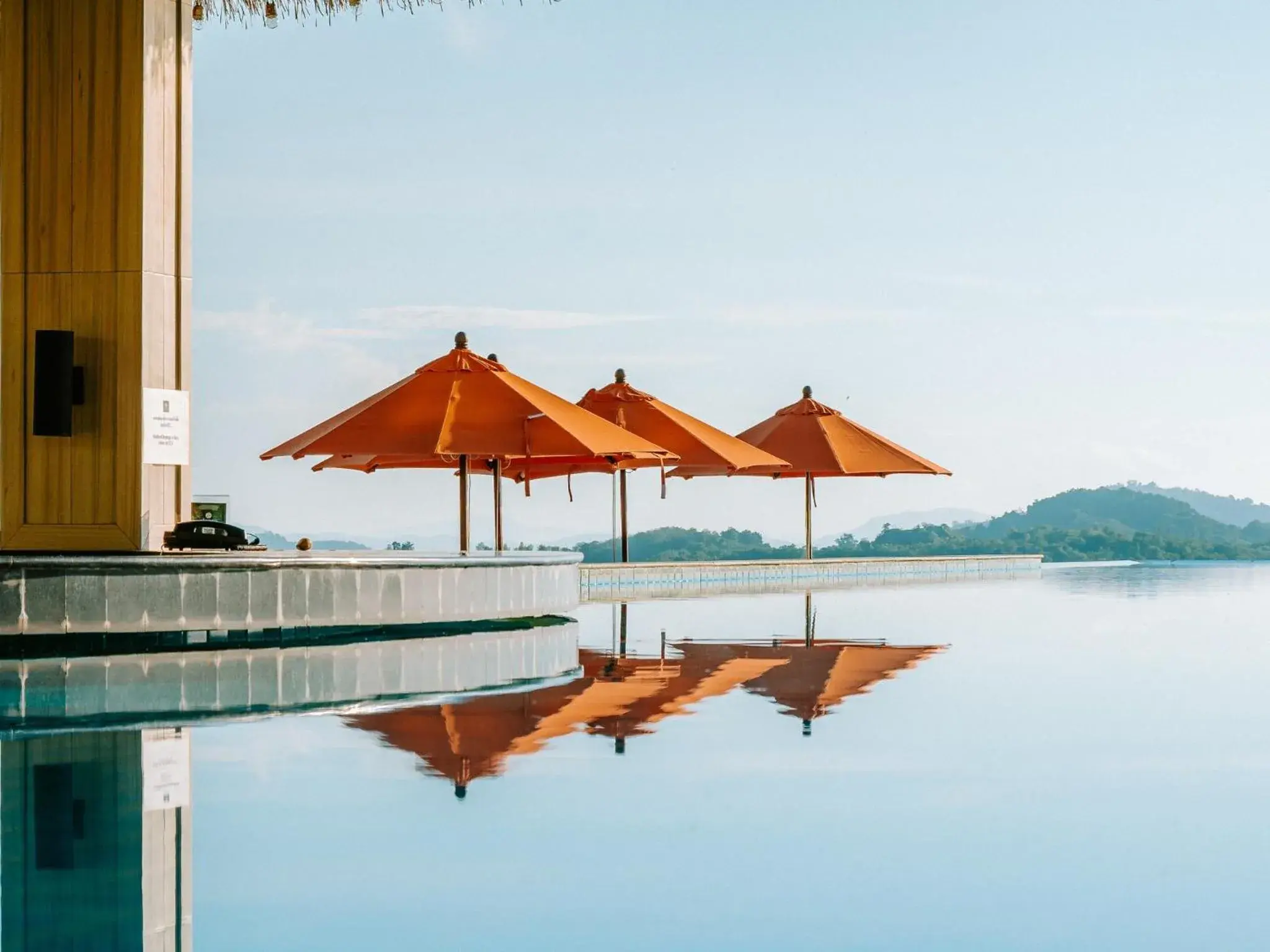 Swimming pool in Hilltop Wellness Resort Swimming pool in Hilltop Wellness Resort