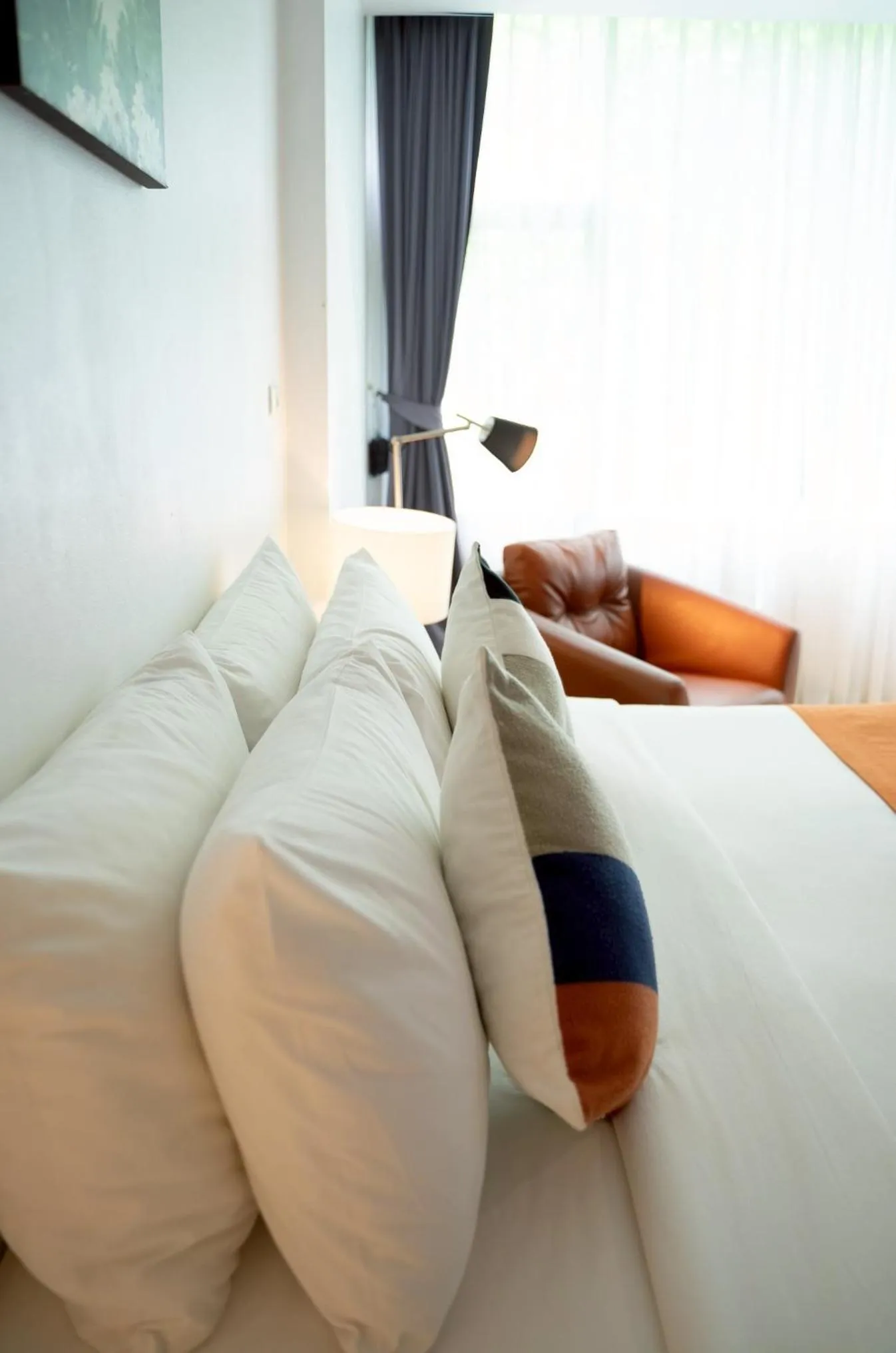 Bed in Hilltop Wellness Resort