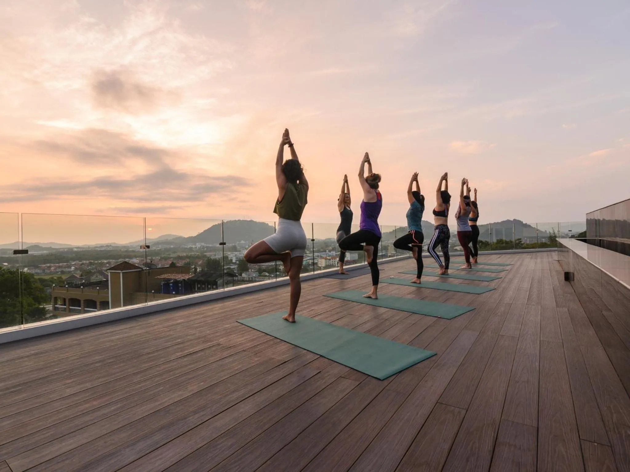 People in Hilltop Wellness Resort