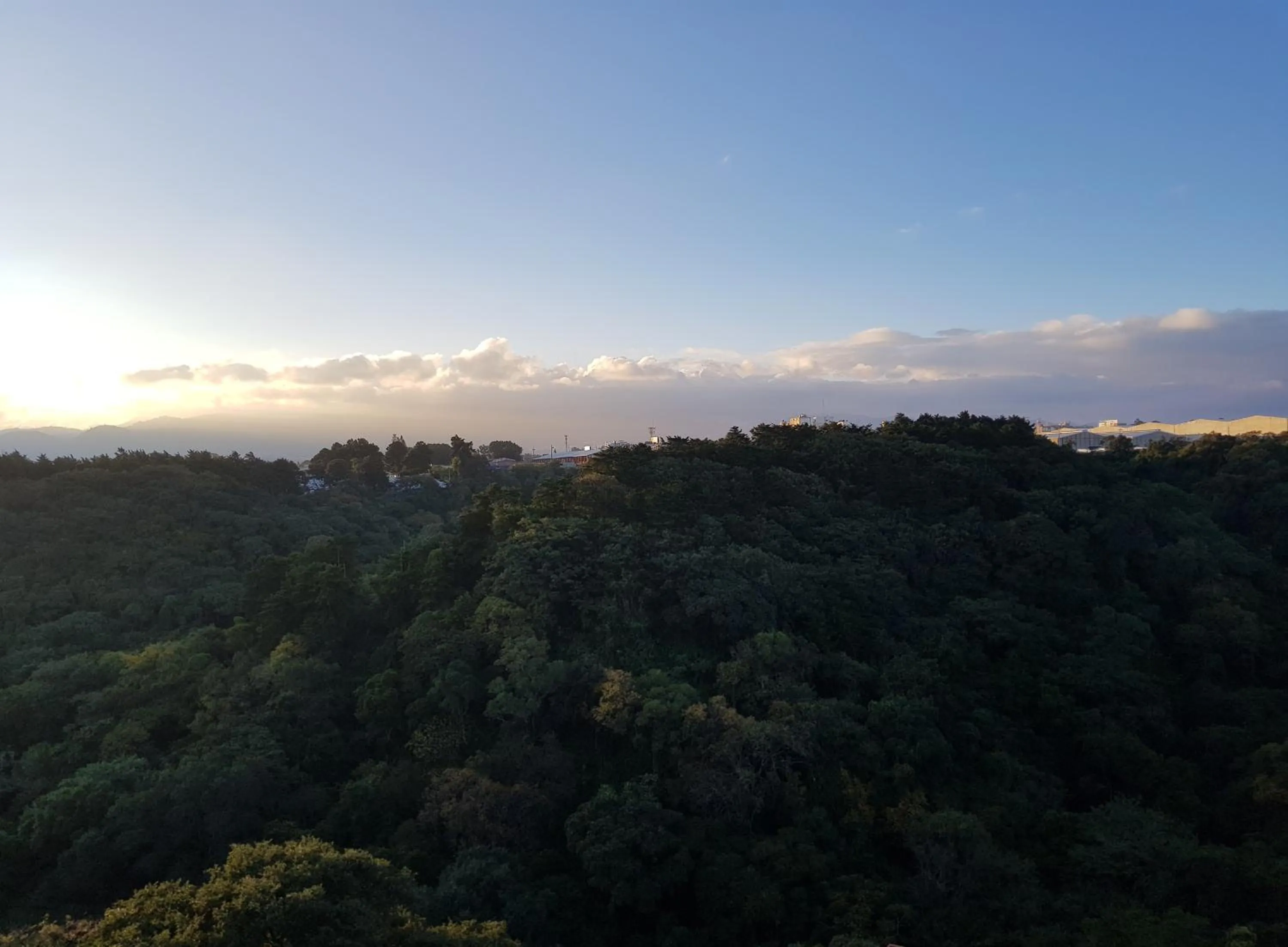 Natural landscape in Aurora Express