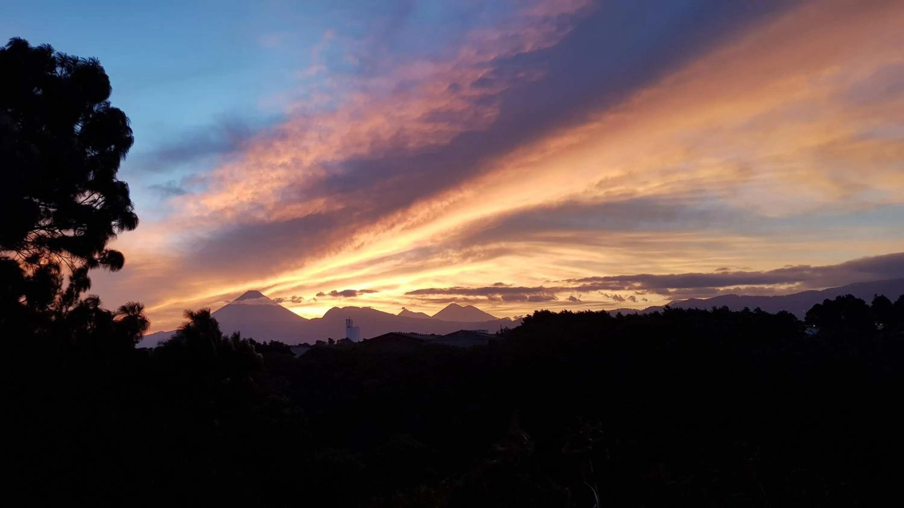 Natural landscape in Aurora Express