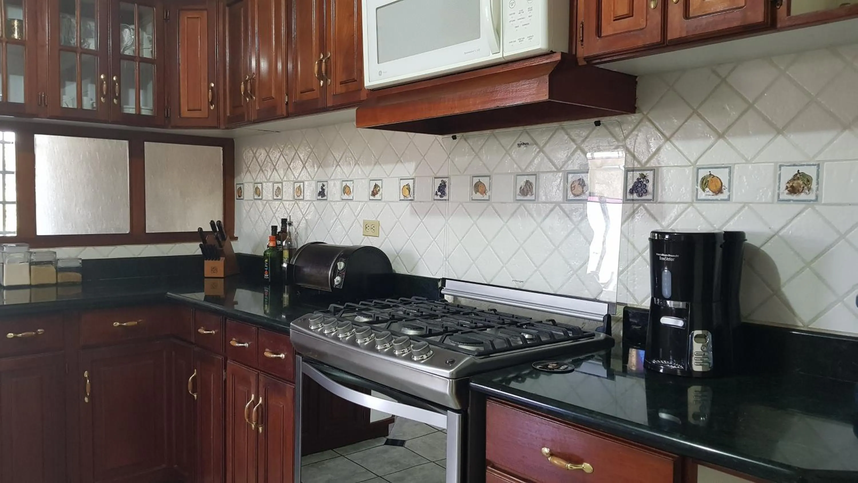 Communal kitchen in Aurora Express