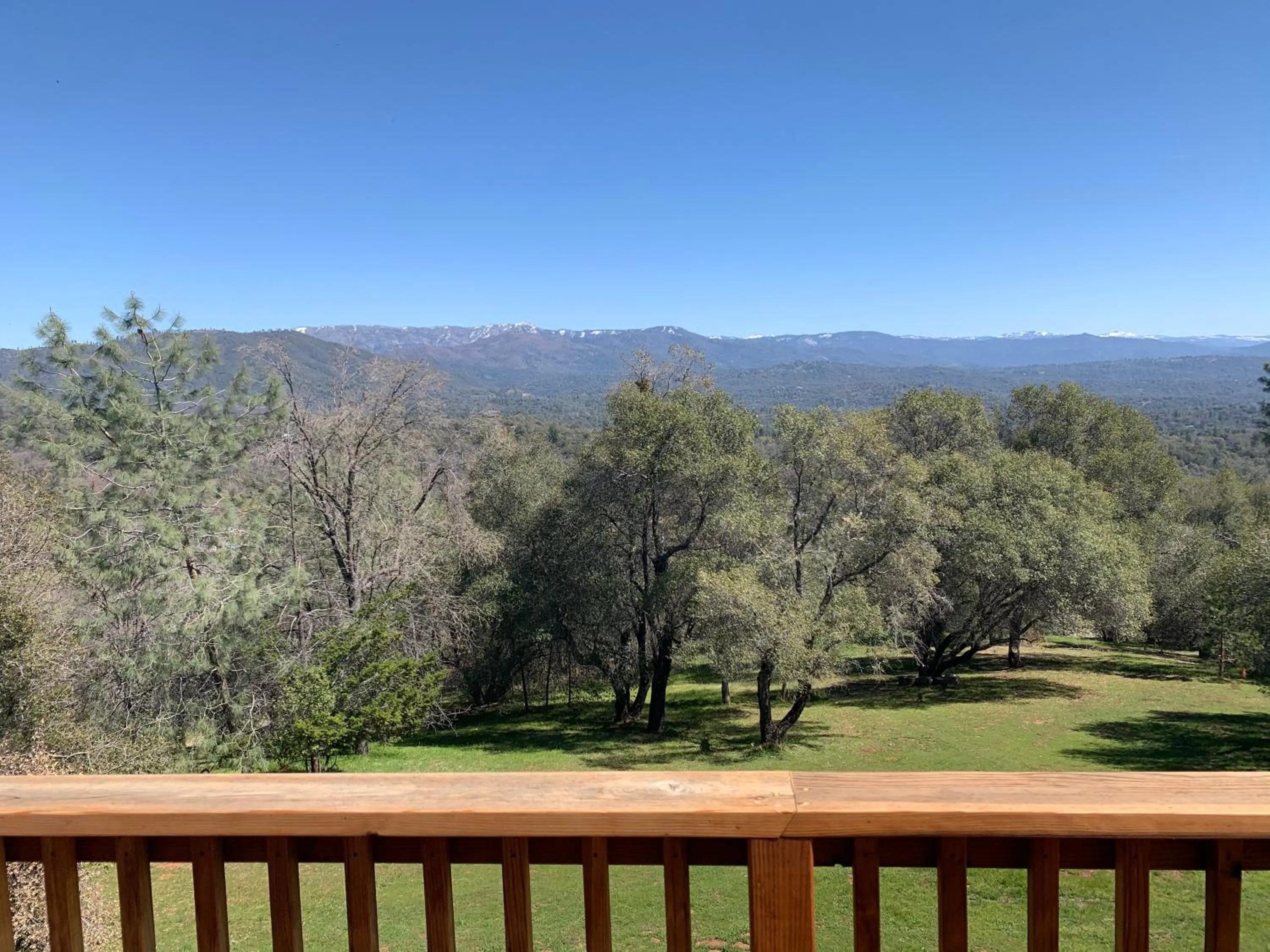 Balcony/Terrace in Villa Alta Vista at Yosemite- Stunning Views and Game Room