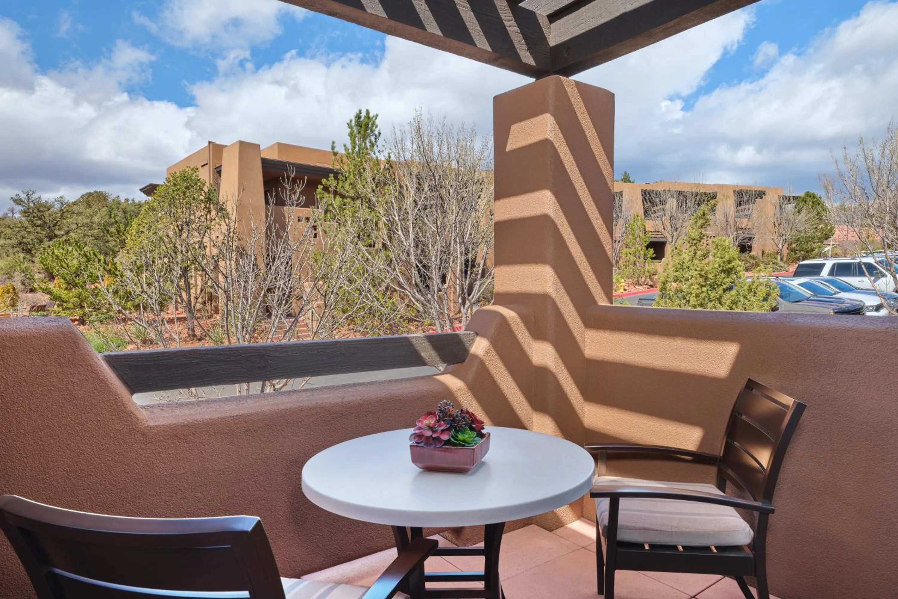 Patio in Hyatt Vacation Club at Pinon Pointe, Sedona