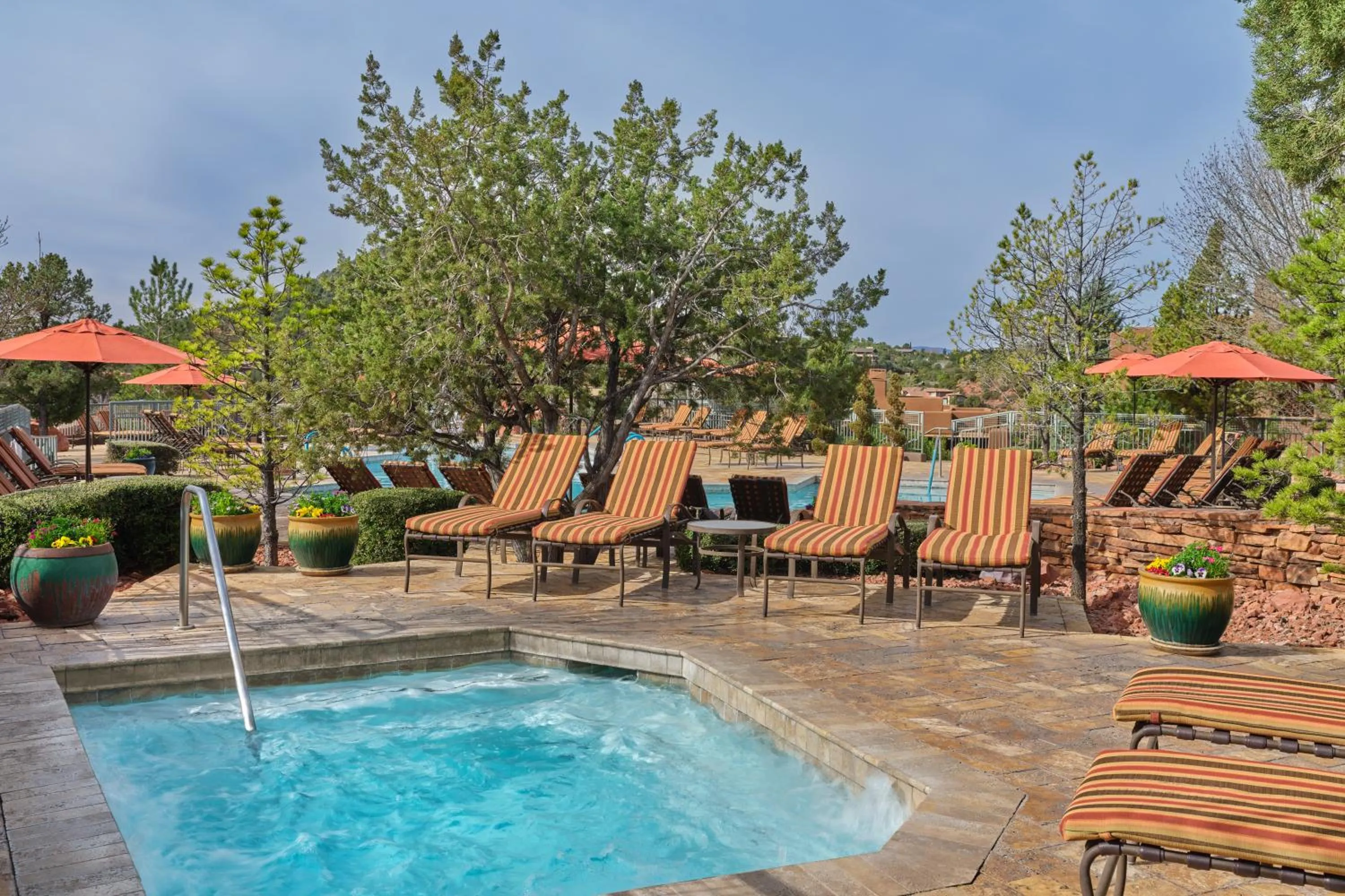 Hot Tub in Hyatt Vacation Club at Pinon Pointe, Sedona