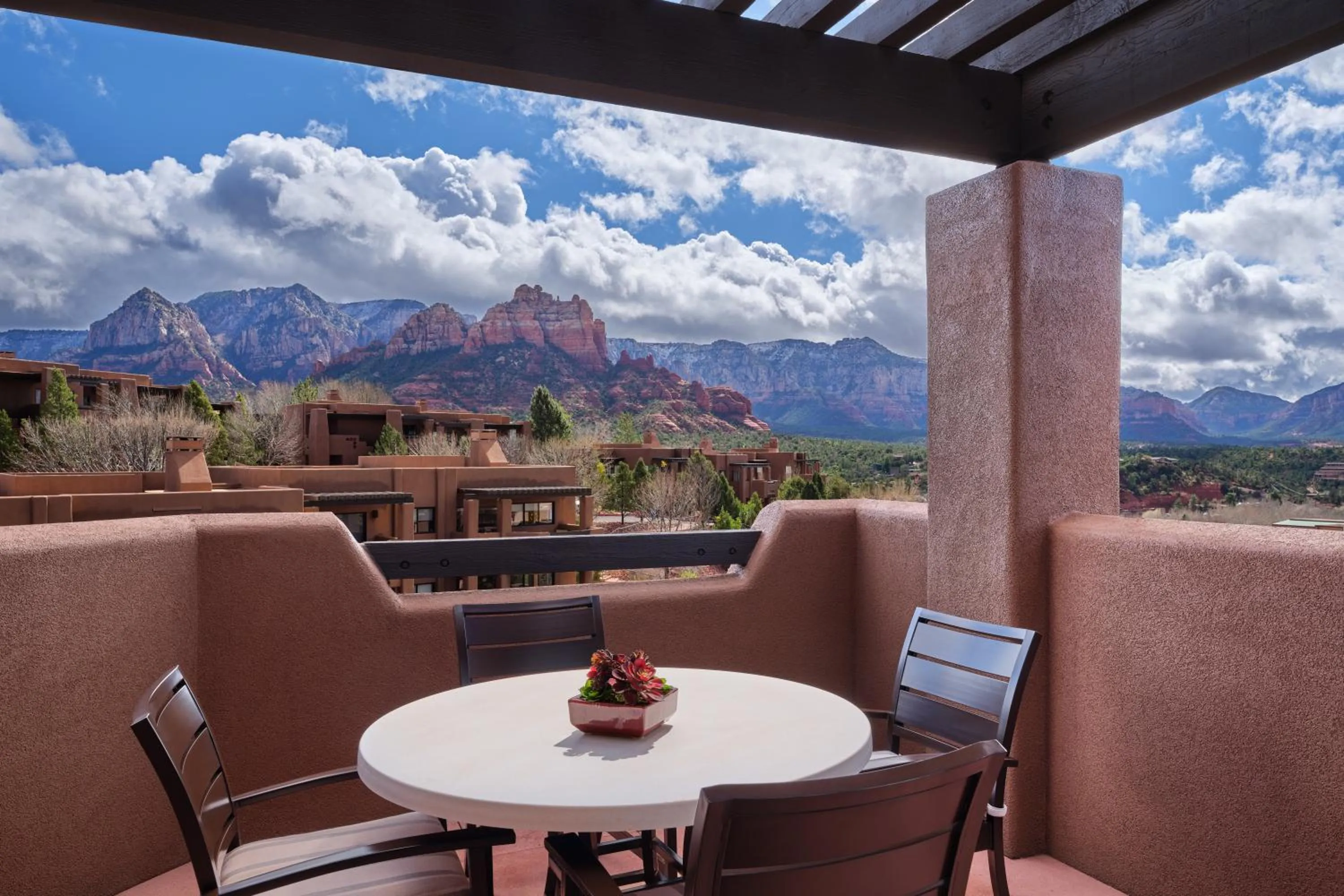Patio in Hyatt Vacation Club at Pinon Pointe, Sedona