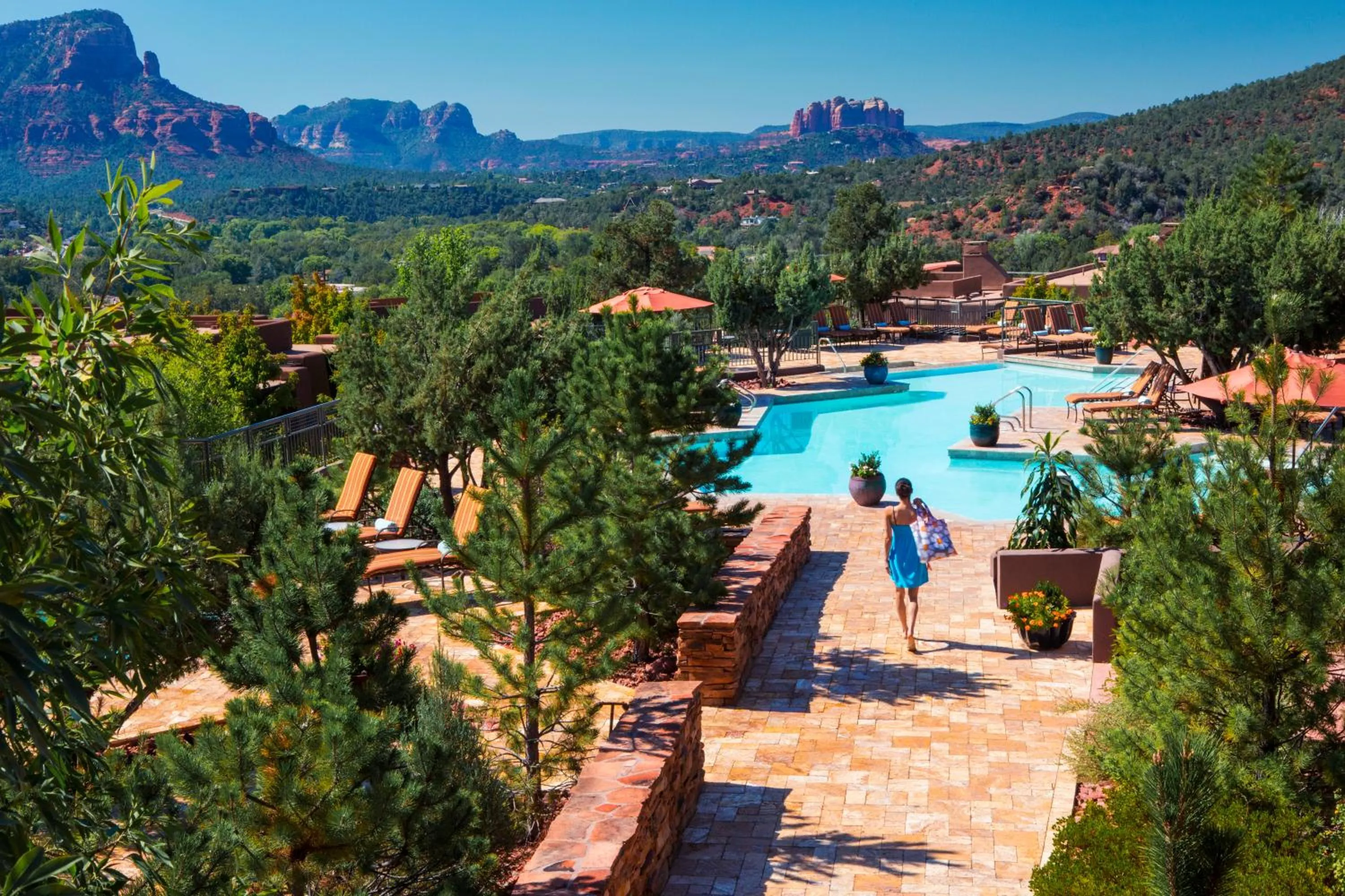 Swimming pool in Hyatt Vacation Club at Pinon Pointe, Sedona