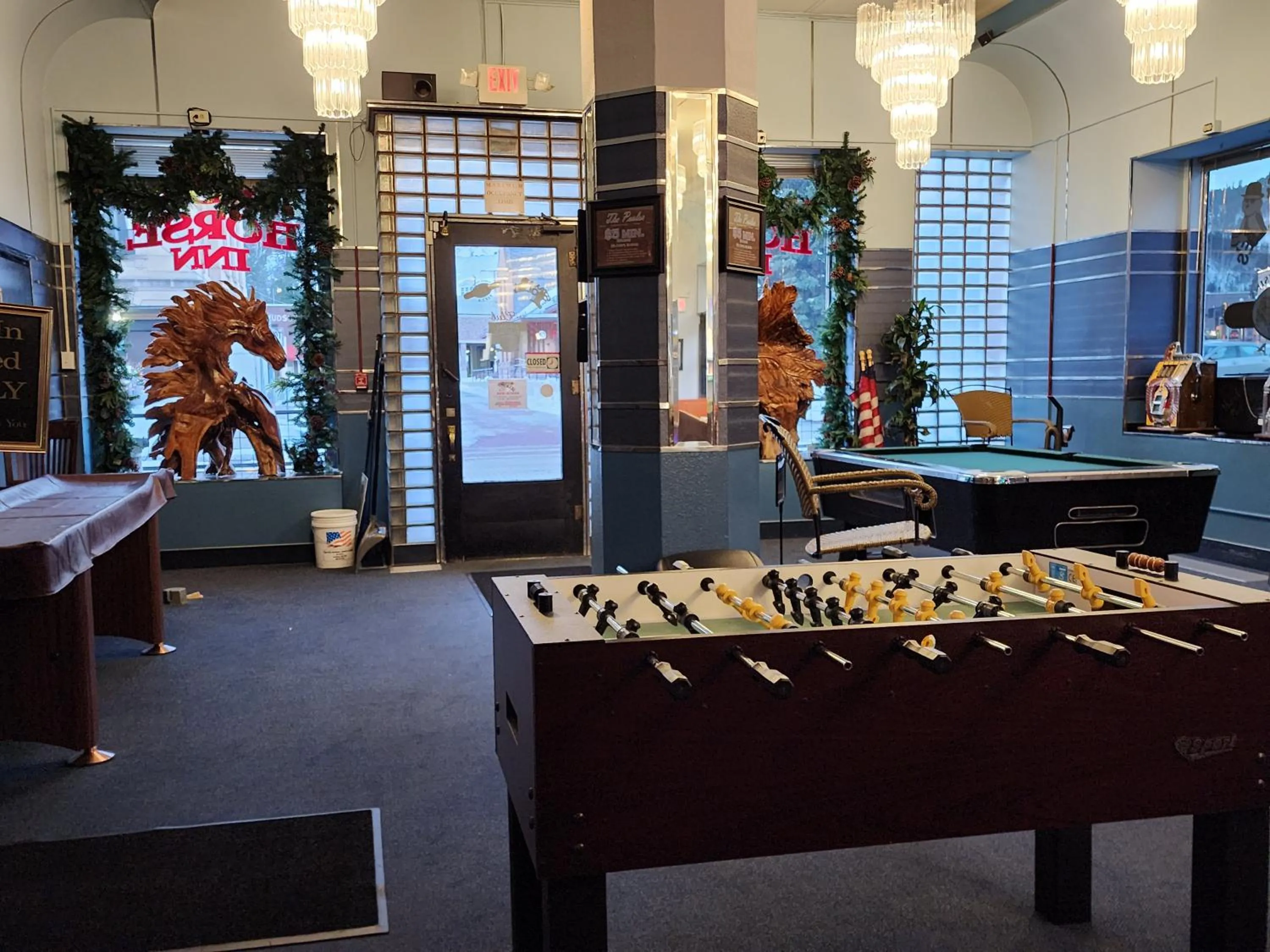 Game Room in Historic Iron Horse Inn - Deadwood