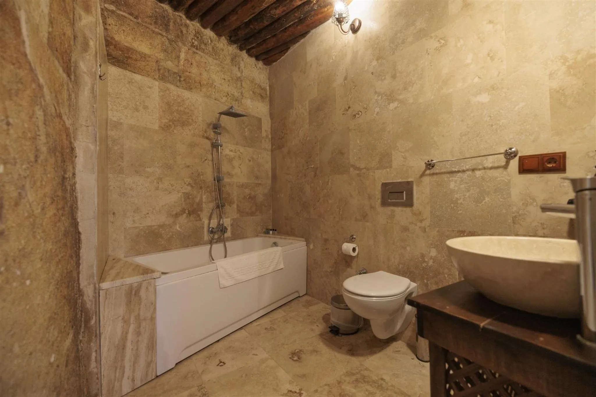 Bathroom in Shadow Cave House