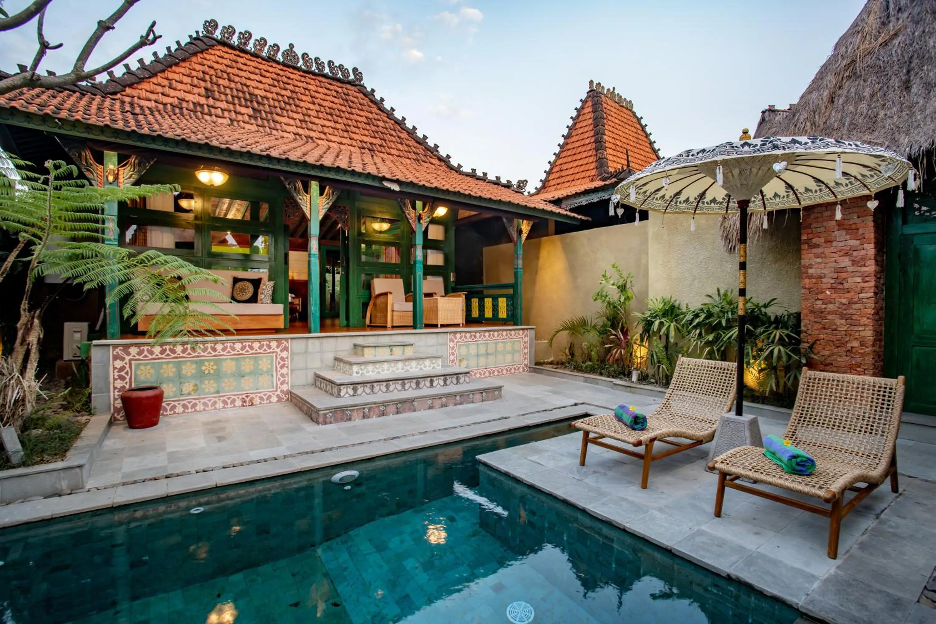 Patio in Arya Arkananta Resort & Spa