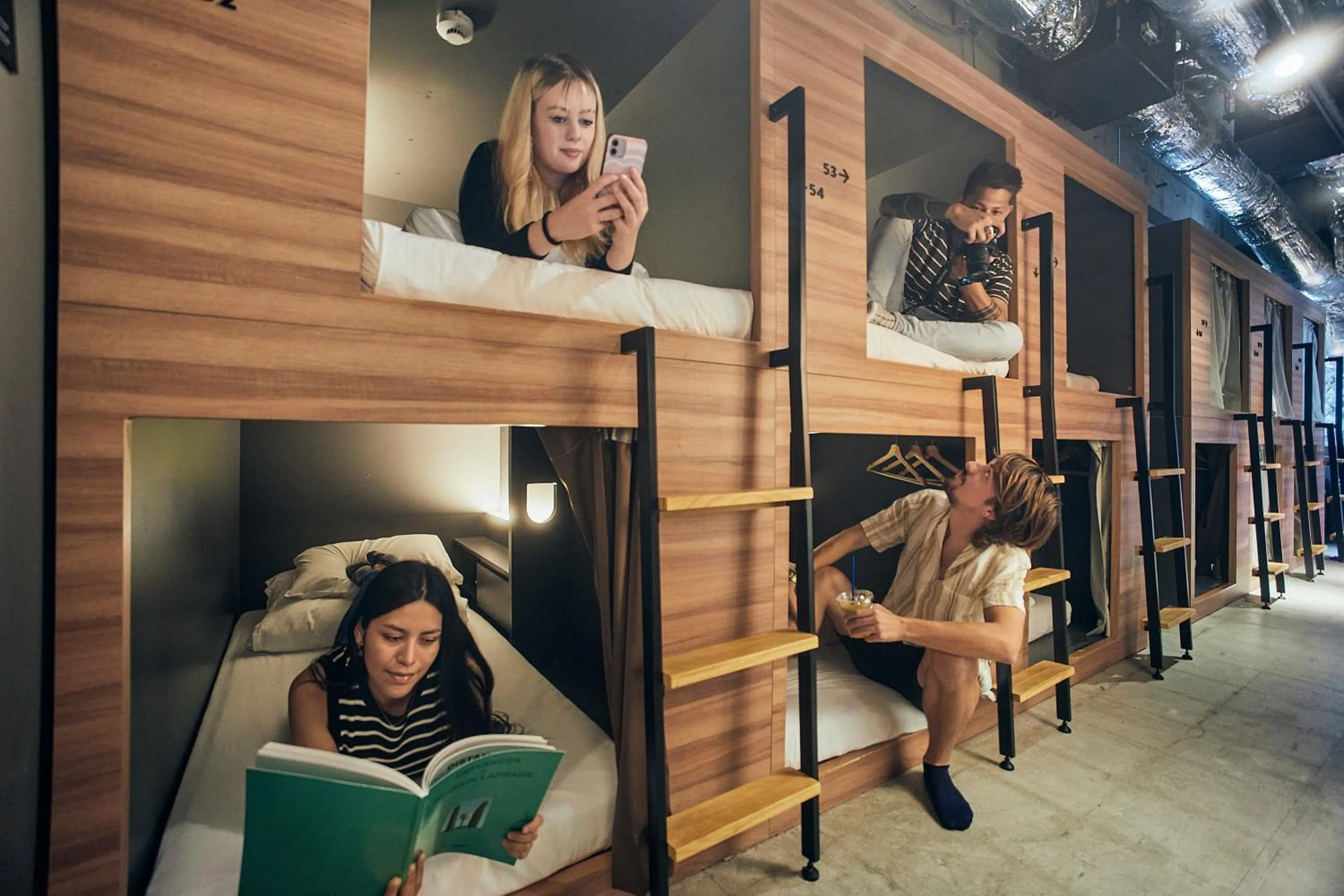 Bed in UNPLAN Fukuoka