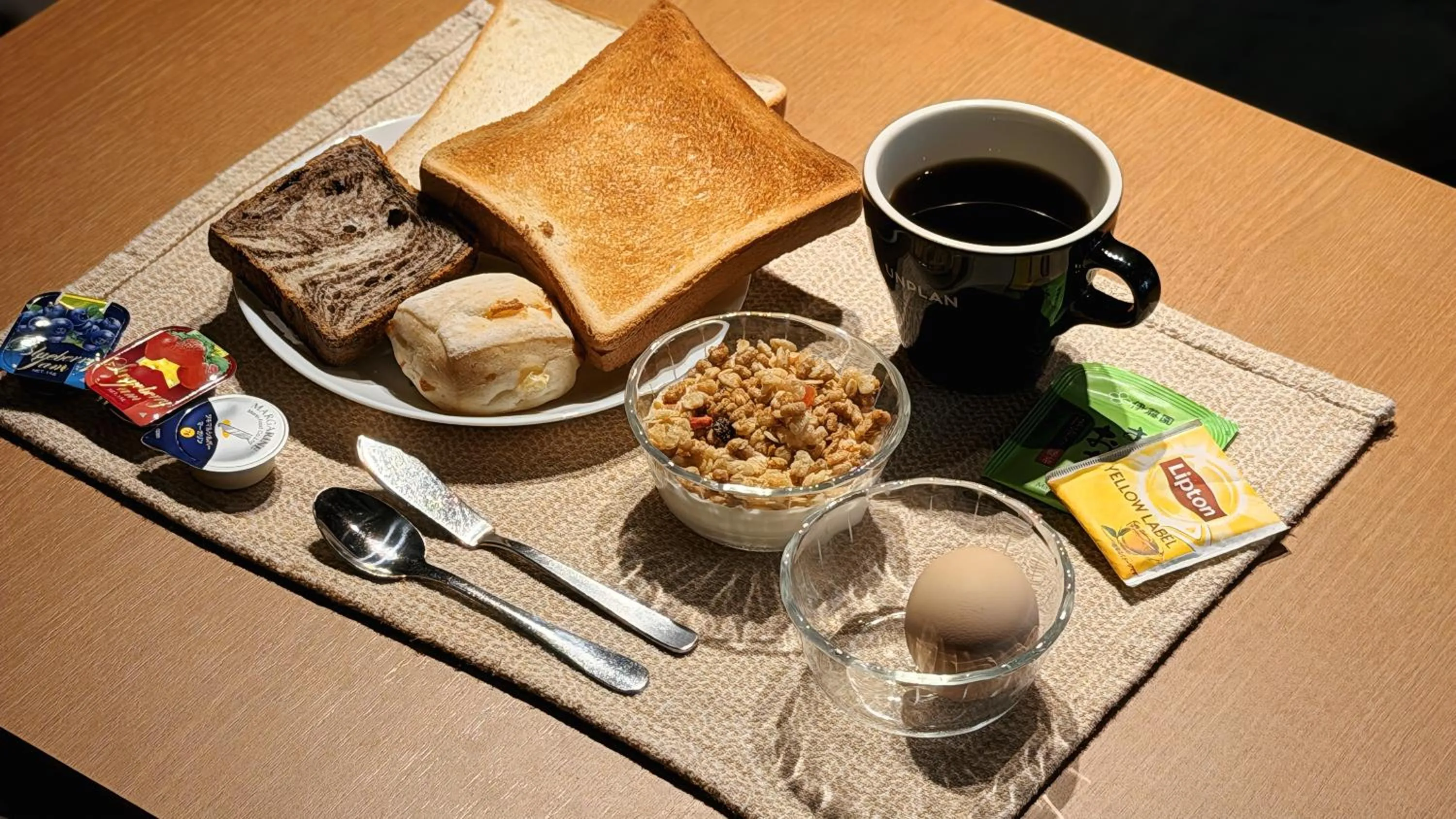 Breakfast in UNPLAN Fukuoka