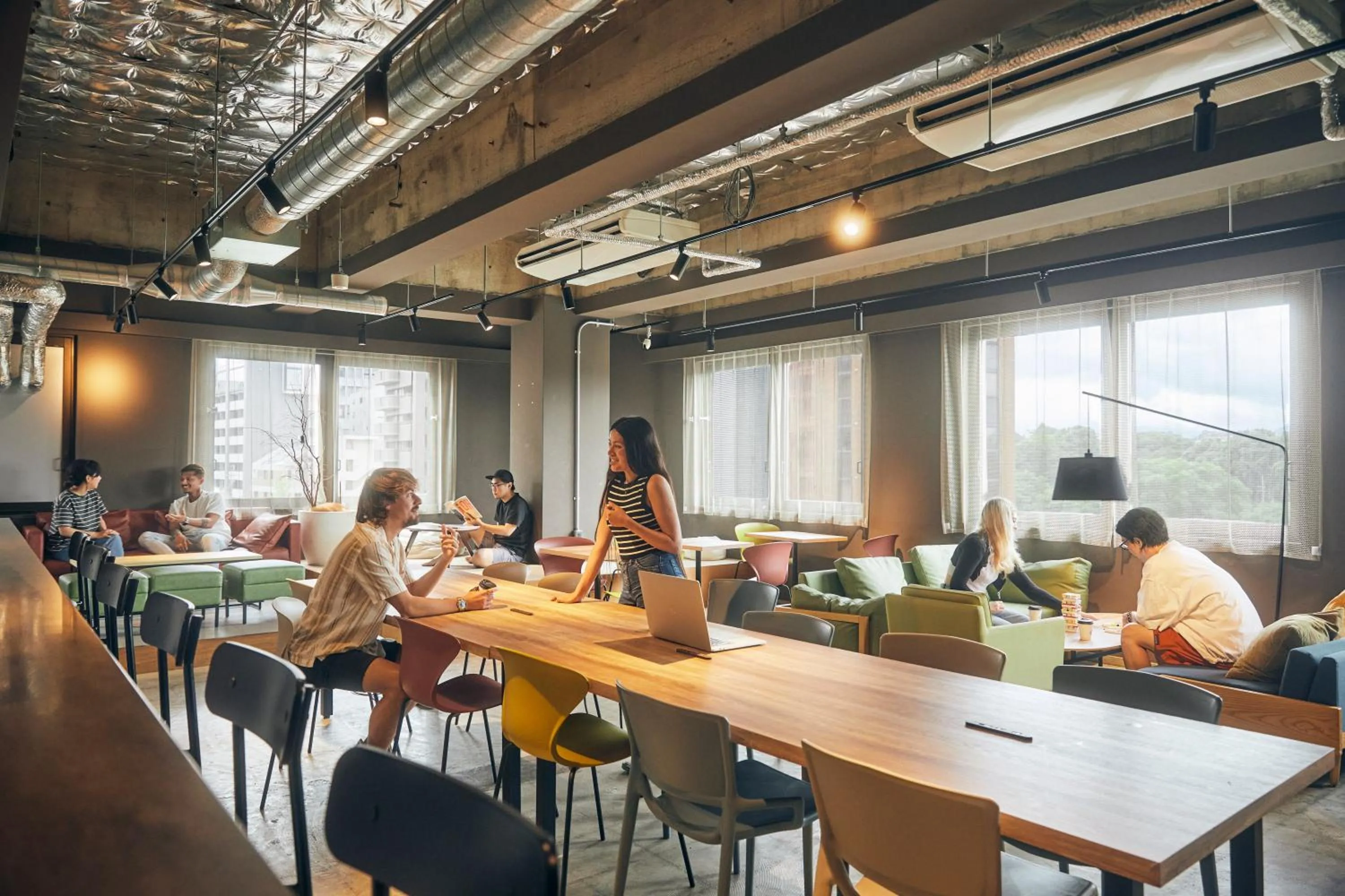 Living room in UNPLAN Fukuoka